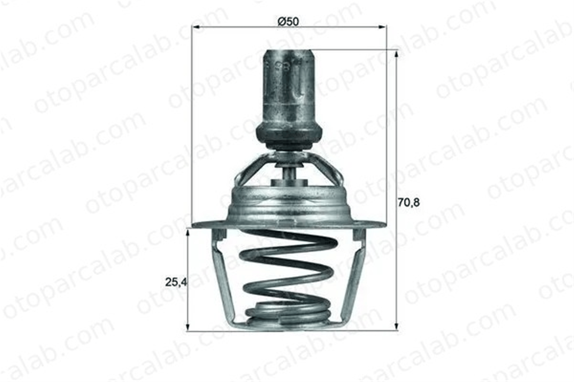 MAHLE TX 66 86D Termostat 86 °C RENAULT CLIO I 19 I Cabriolet 7700742617 7700858802