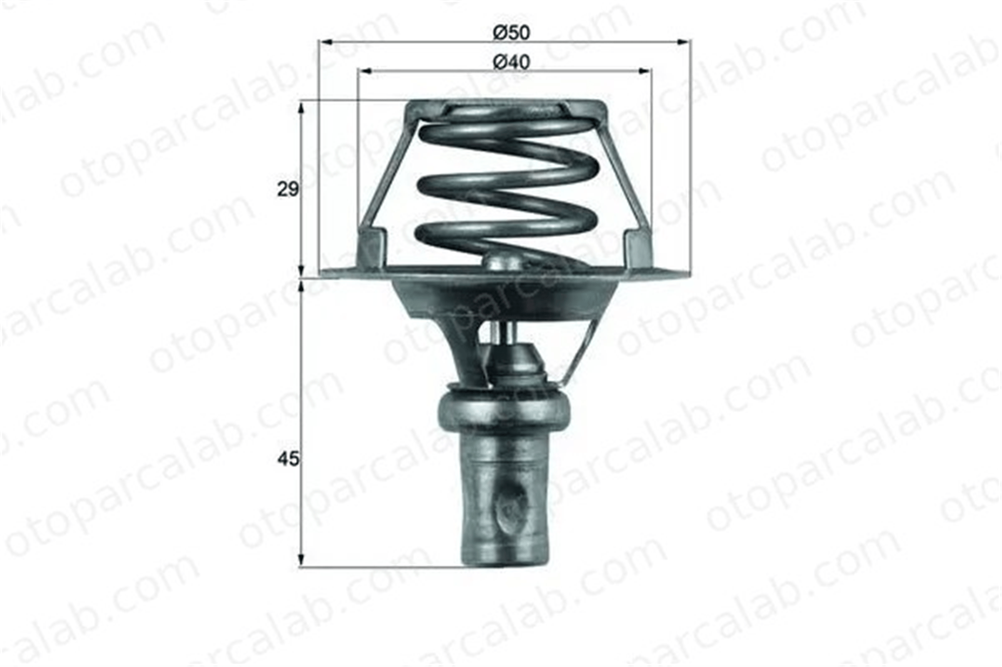 MAHLE TX 66 91D Termostat 91 °C RENAULT RAPID Kasa/büyük limuzin CLIO I 7700742617 7700858802