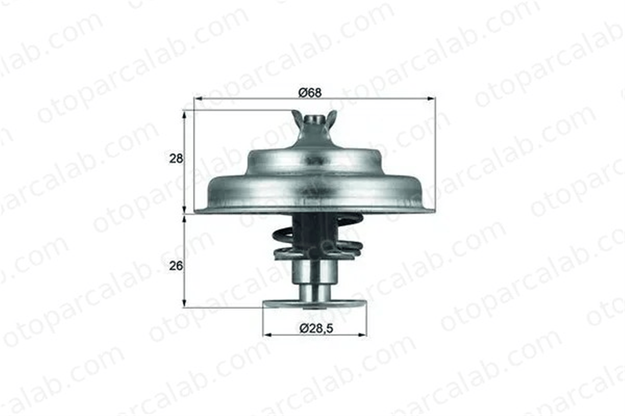 MAHLE TX 75 80D Termostat 80 °C CITROËN XM RENAULT 21 Sedan 133820 1612191