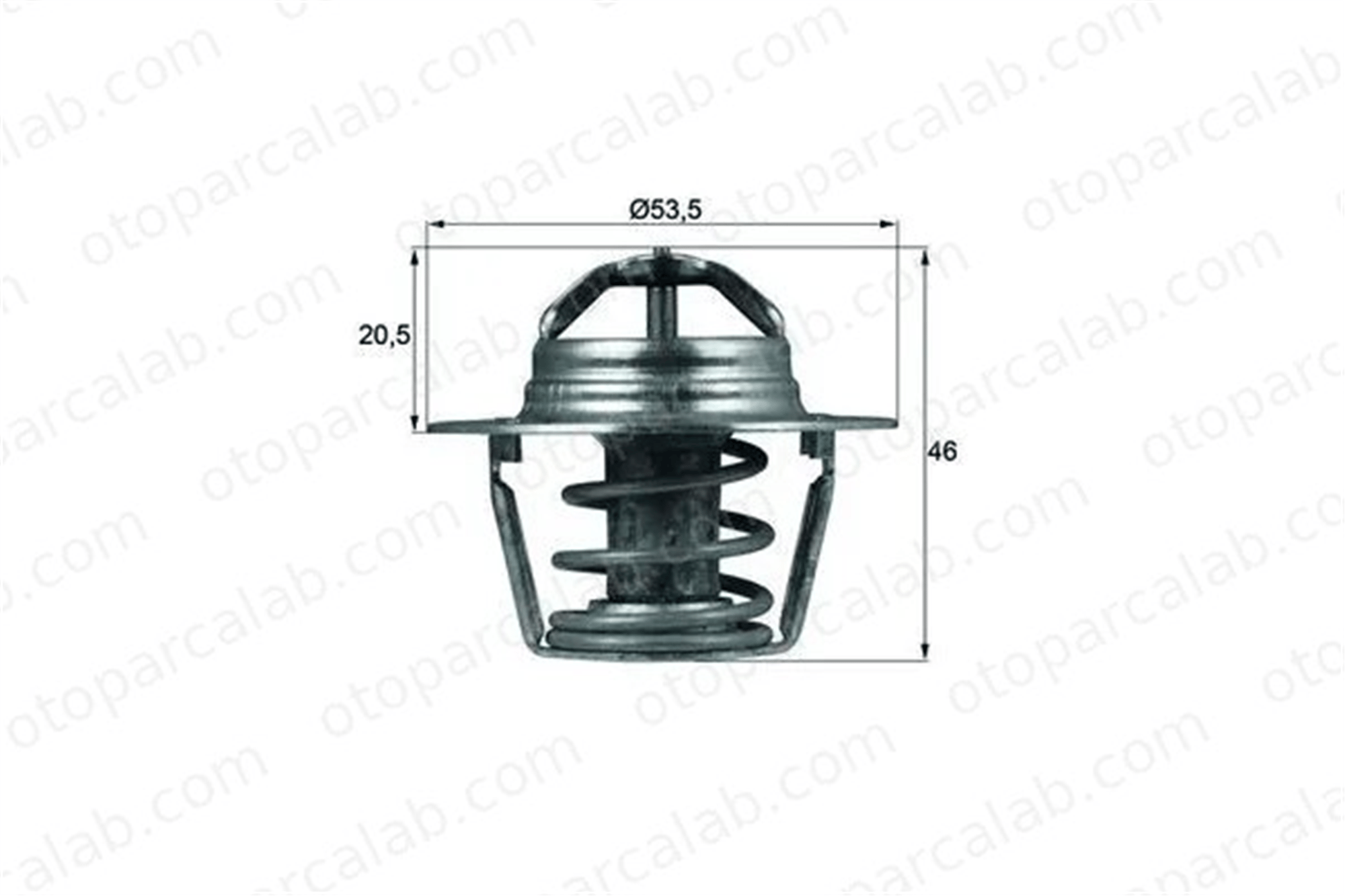 MAHLE TX 91 89D Termostat 89 °C RENAULT 19 I KANGOO Express 7700872314 7701348372
