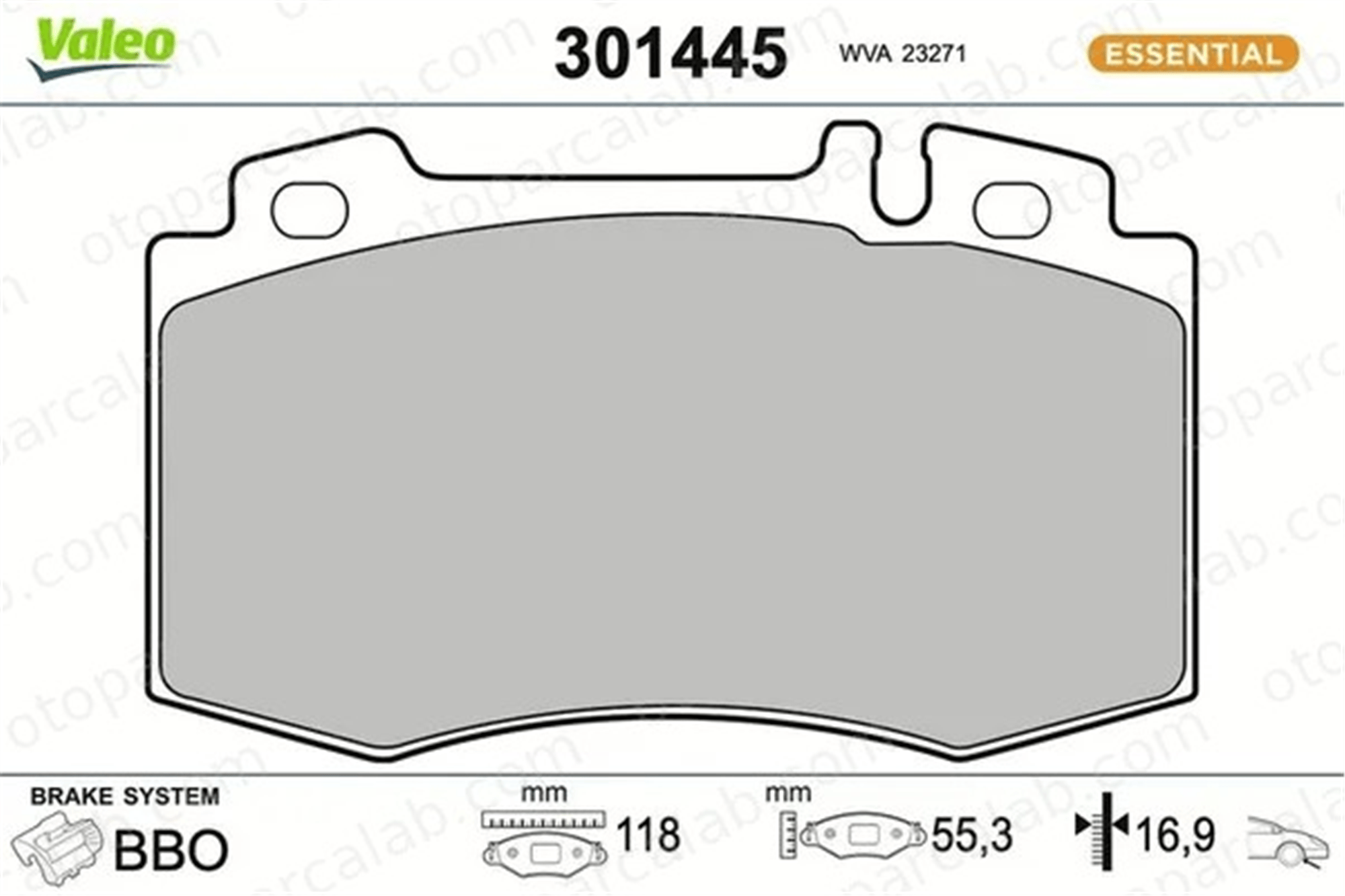 MANDO 015668 Fren Disk Balata Ön MERCEDES-BENZ S-SERISI SL 44200420 34200520