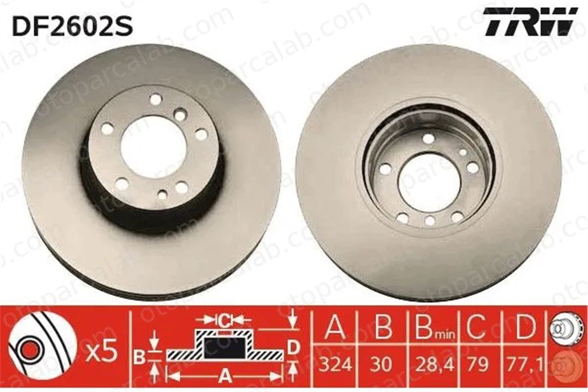 MANDO MBC035412 Fren Disk Ayna Ön Sağ ve Sol BMW 8 7 34111159602 1159602