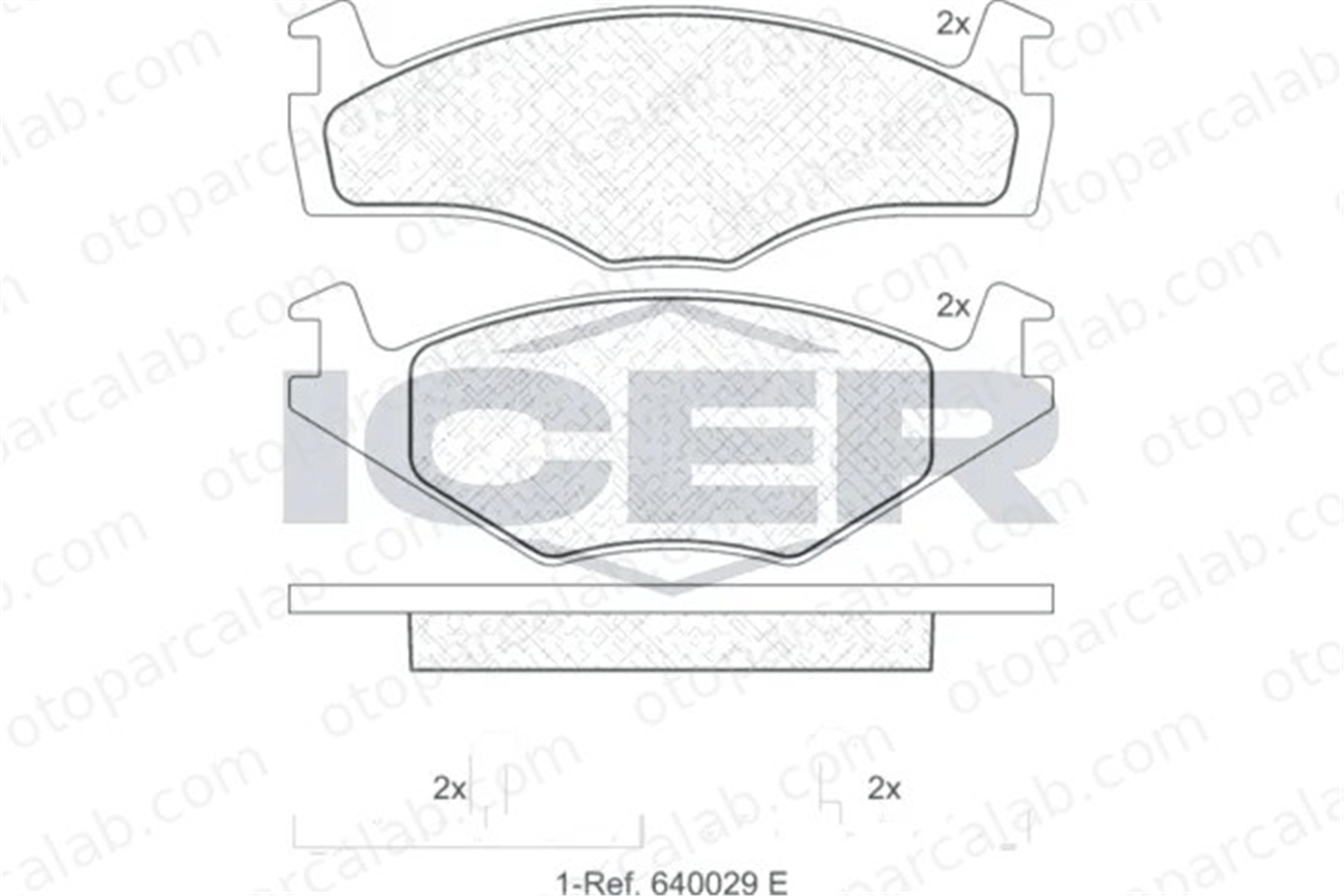 MANDO MBF010752 Fren Disk Balata Ön VW GOLF II JETTA II MBF010752 8660004610