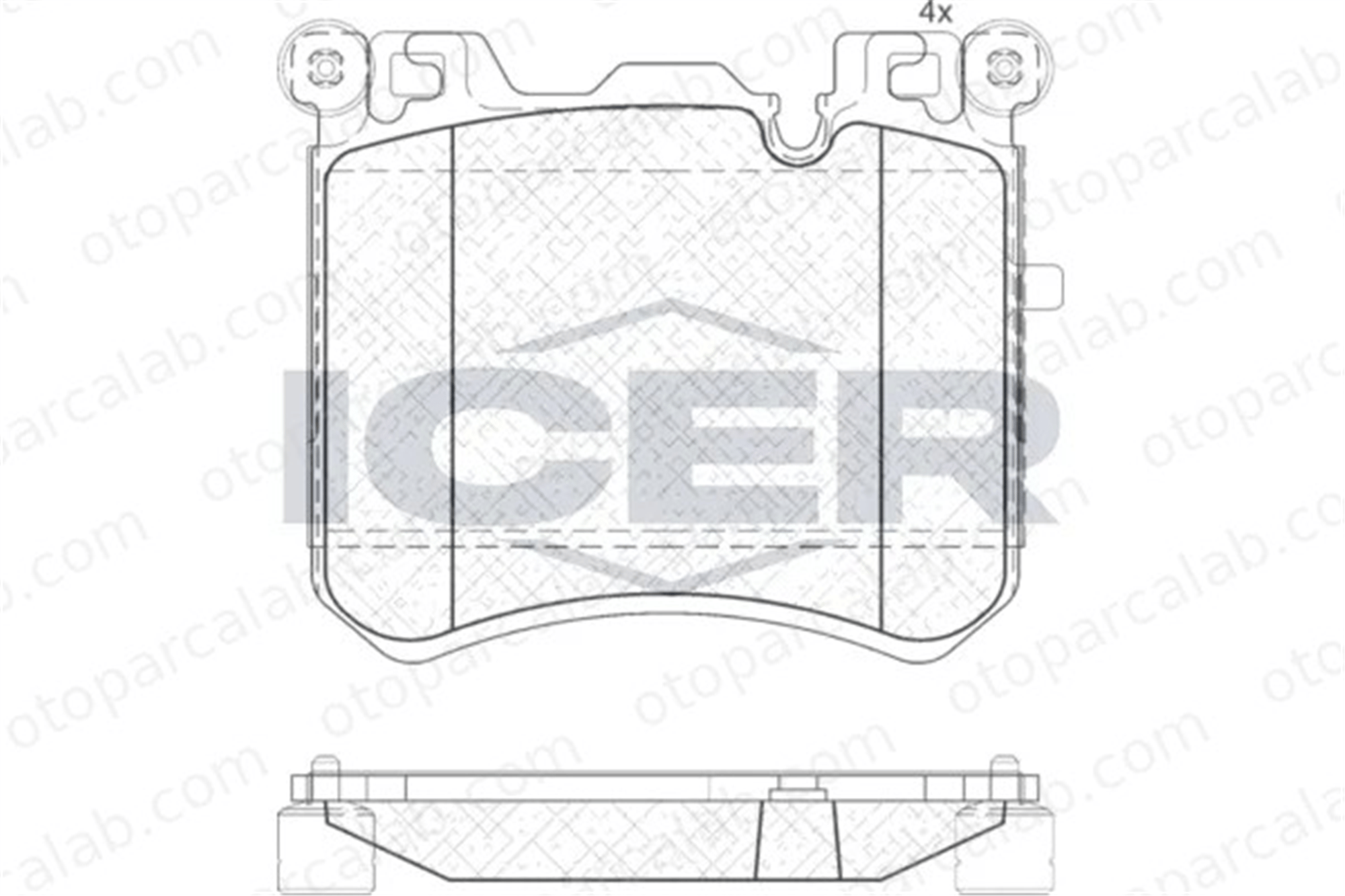 MANDO MBF015420 Fren Disk Balata Ön BMW X5 X6 MBF015420 34114073048