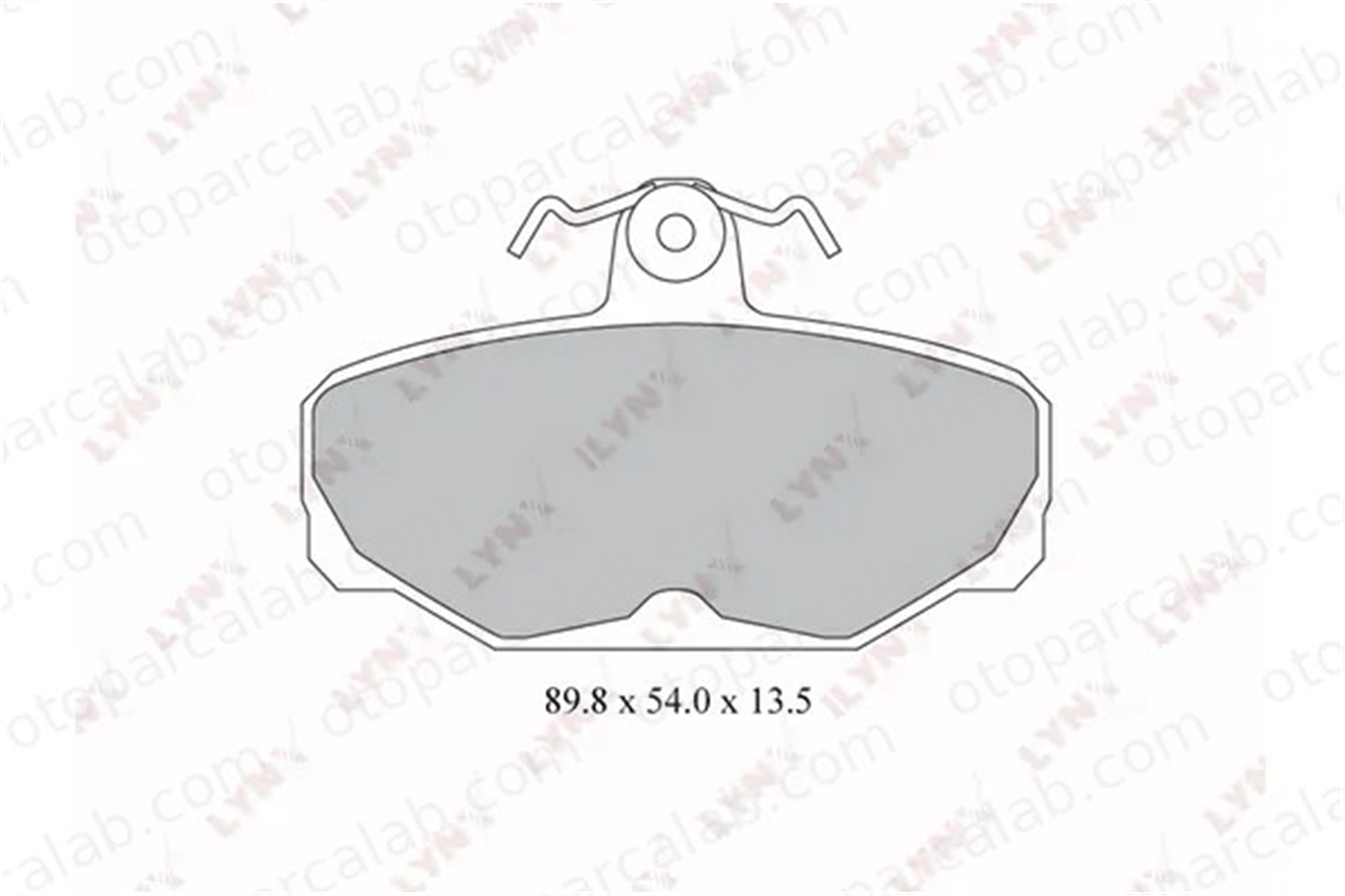 MANDO MBF015512 Fren Disk Balata Arka FORD SIERRA II SIERRA II Hatchback MBF015512 1111281