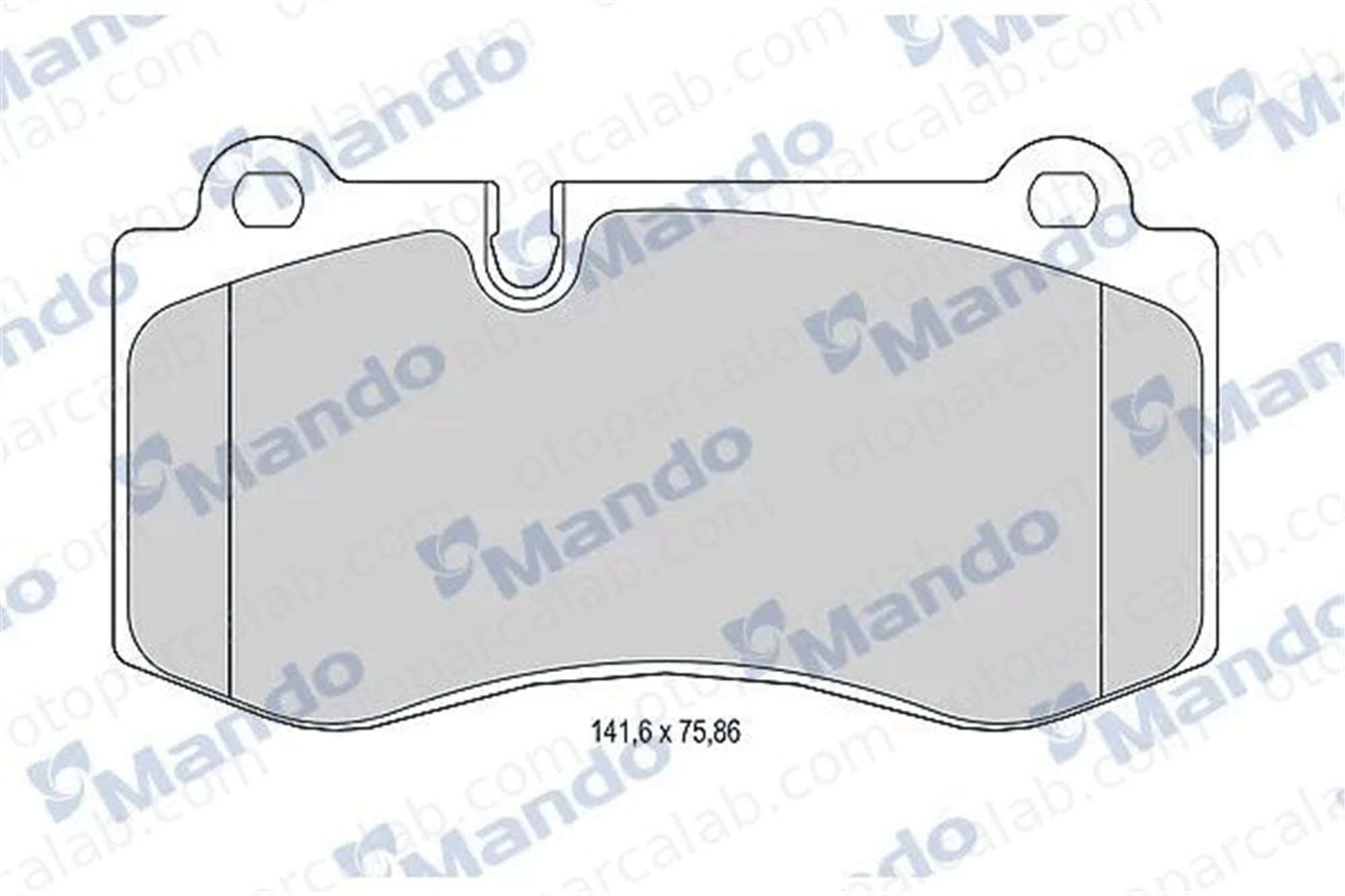 MANDO MBF015673 Fren Disk Balata Ön MERCEDES-BENZ S-SERISI S-SERISI Coupe MBF015673 44208020