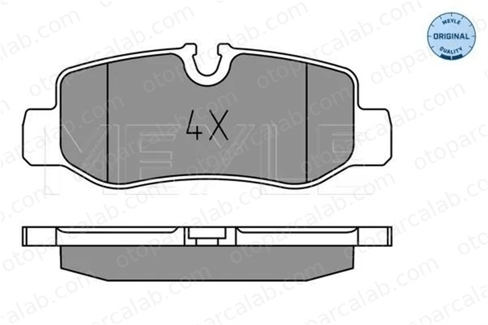 MANDO MBF015691 Fren Disk Balata Arka MERCEDES-BENZ VITO Tourer MARCO POLO Camper MBF015691 4474200120