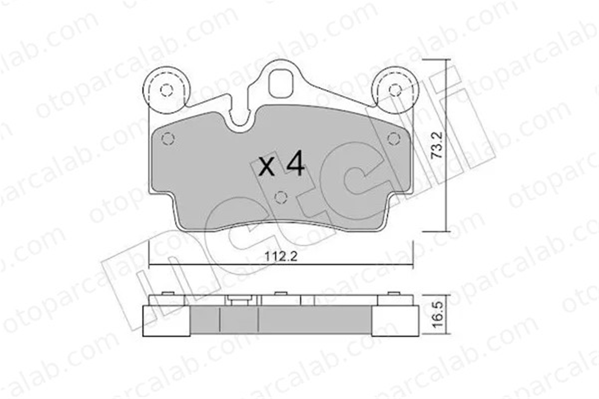 MANDO MBF015917 Fren Disk Balata Arka AUDI Q7 VW TOUAREG MBF015917 95535293900