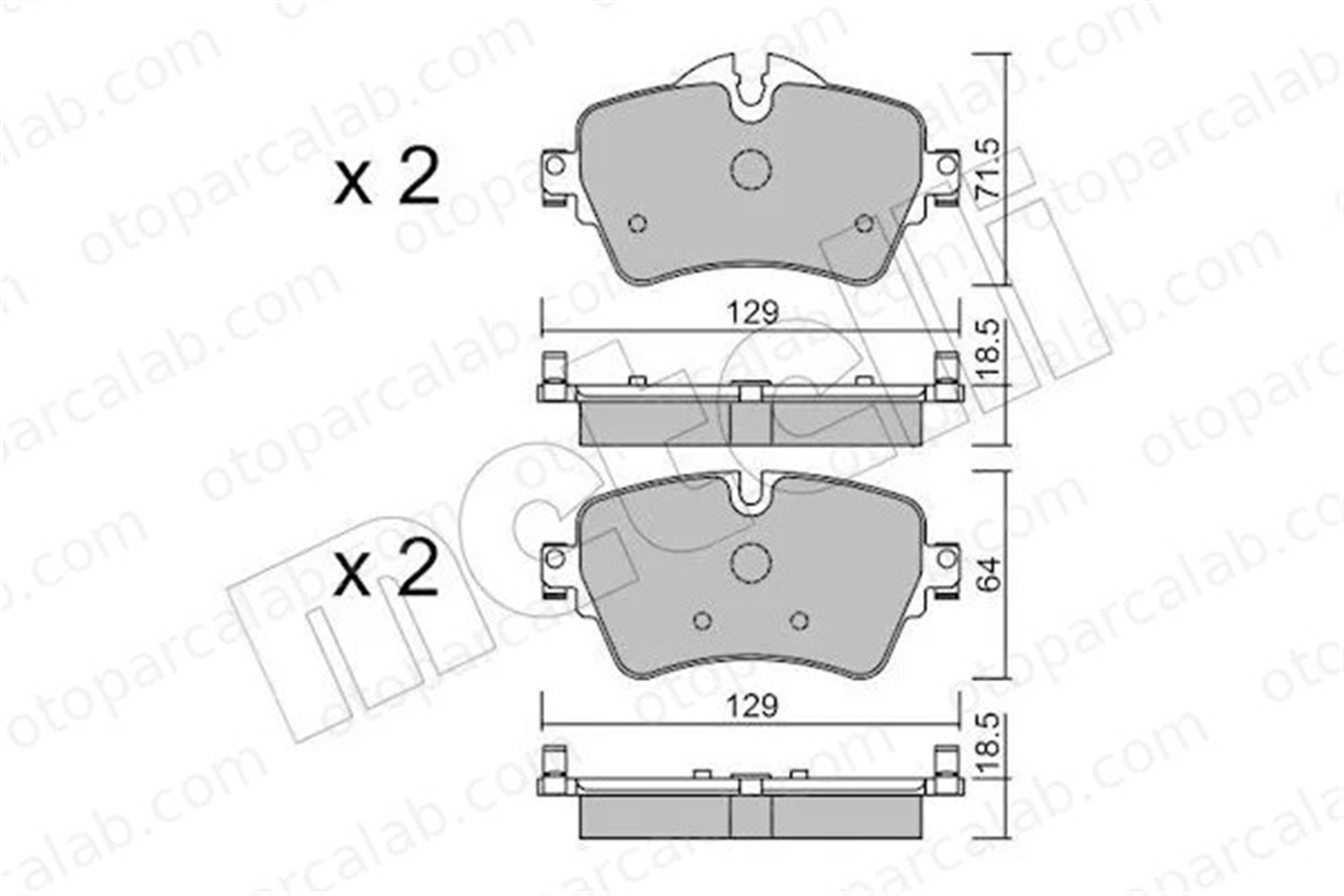 MANDO MBF015927 Fren Disk Balata Ön MINI MINI MINI CLUBMAN MBF015927 34116860017