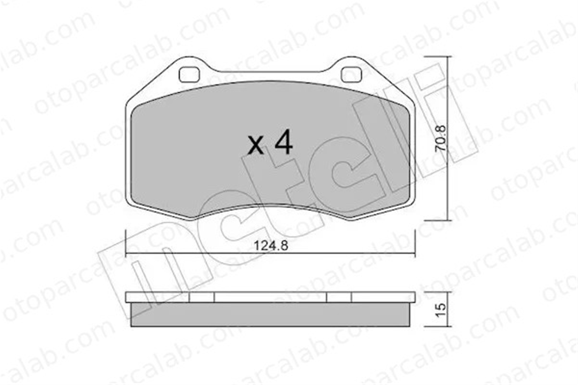 MANDO MBF01C0775 Fren Disk Balata Ön RENAULT MEGANE II MEGANE III Hatchback MBF01C0775 7701208218