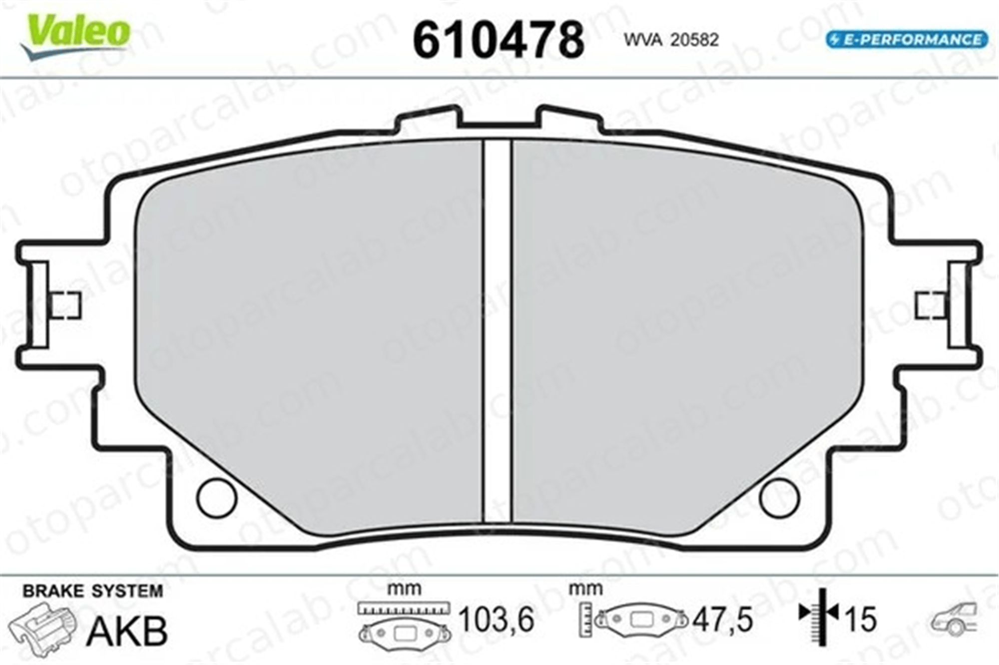 MANDO MBF01CR0399 Fren Disk Balata Ön TOYOTA RAV 4 V HIGHLANDER MBF01CR0399 446612160