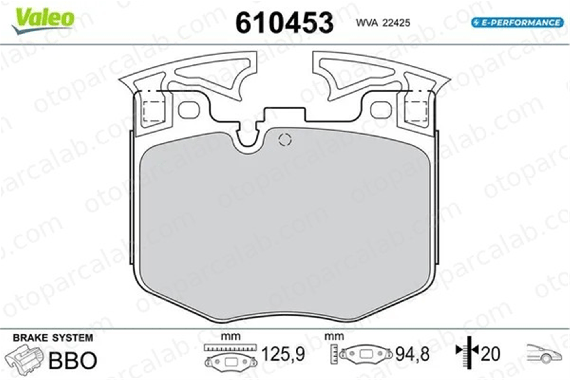 MANDO MBF01CR0427 Fren Disk Balata Ön BMW 5 5 Touring MBF01CR0427 4465WAA01