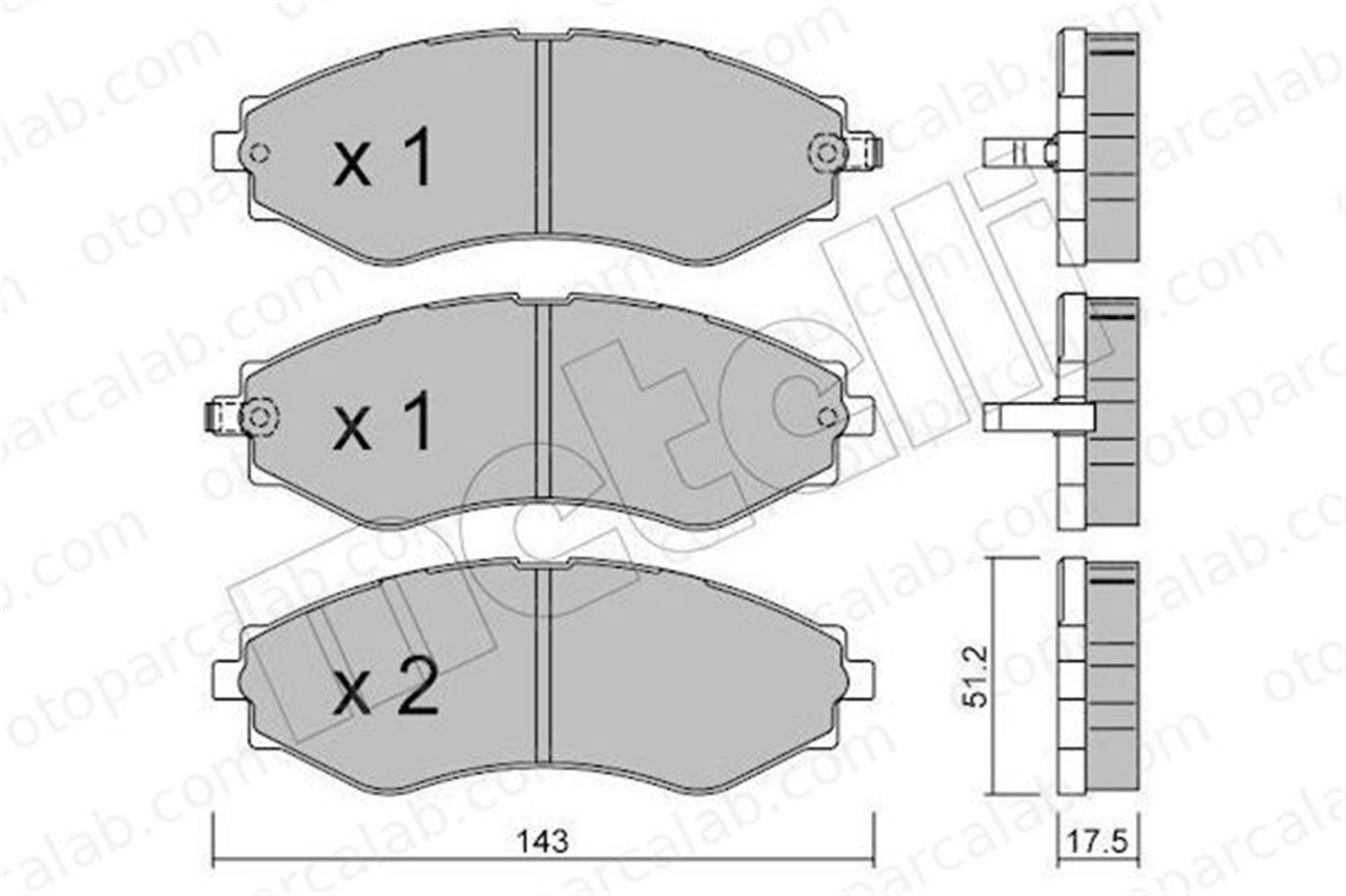 MANDO MPD15 Fren Disk Balata Ön DAEWOO NUBIRA Sedan NUBIRA Wagon P96446742 96349060