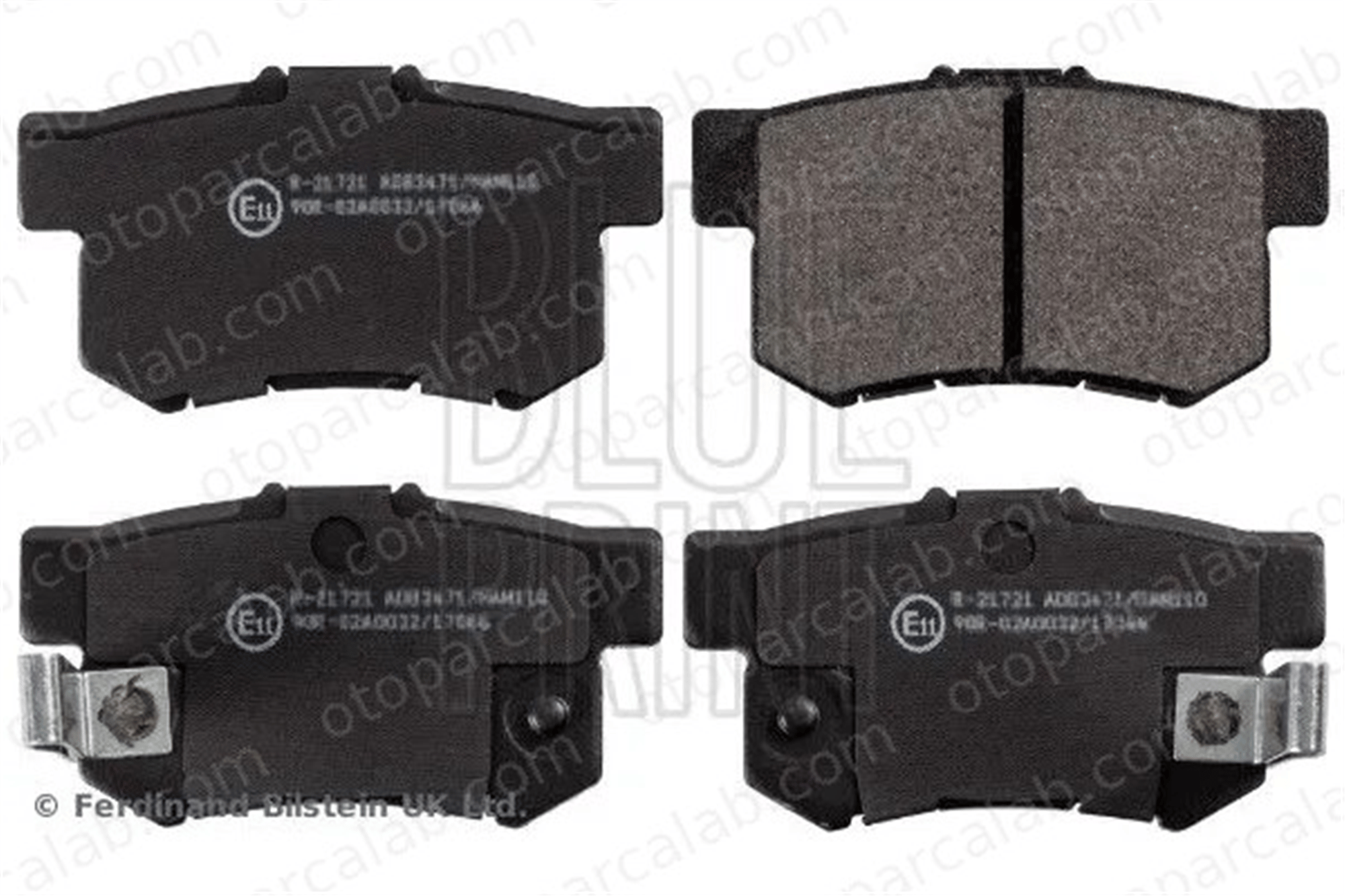 MANDO MPD33NS Fren Disk Balata Arka HONDA ACCORD V ROVER 600 I MPD33NS 43022STKA00