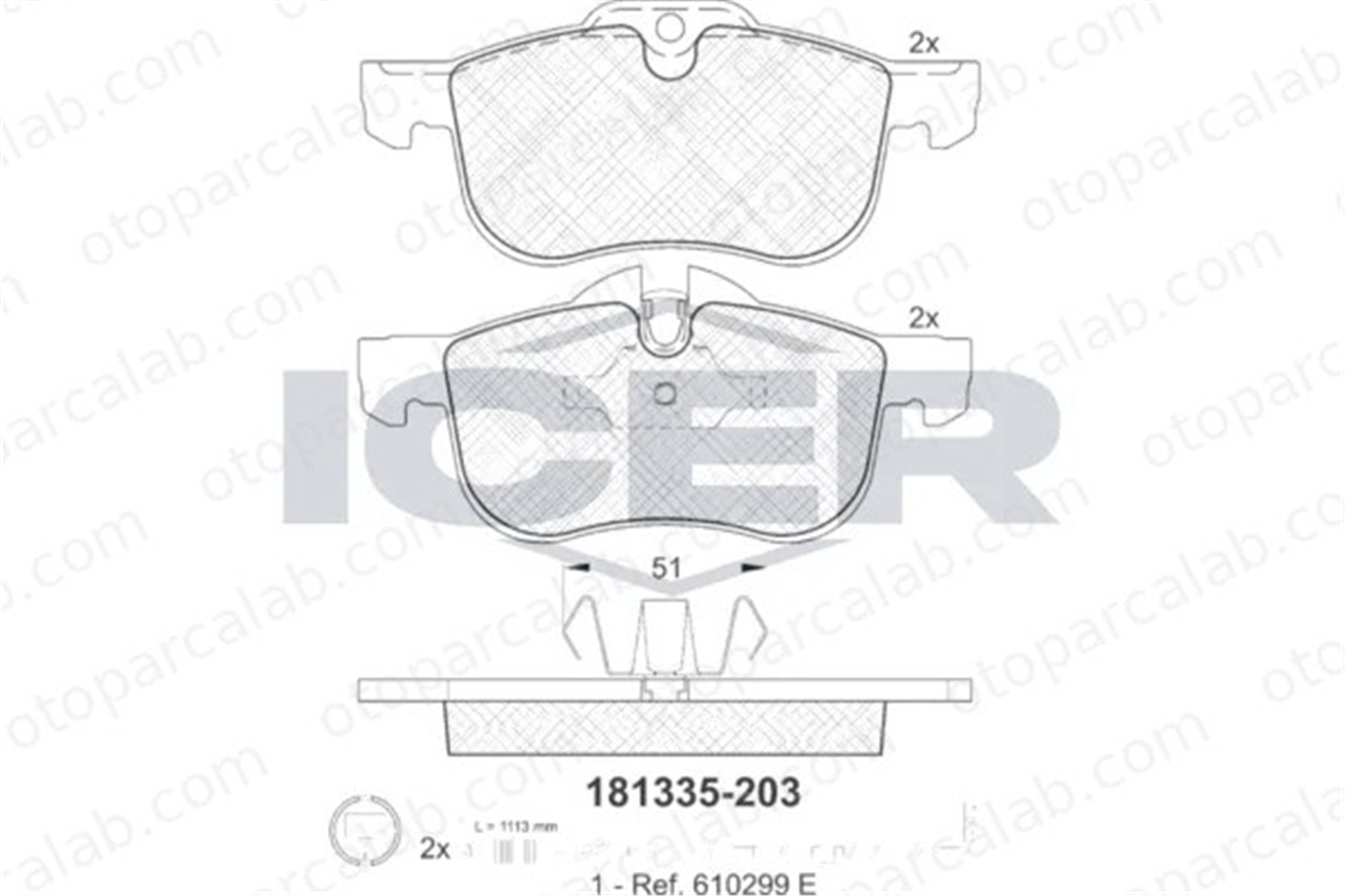 MANDO MPF12 Fren Disk Balata Ön ROVER 75 MG MG ZT MPF12 SFP100511