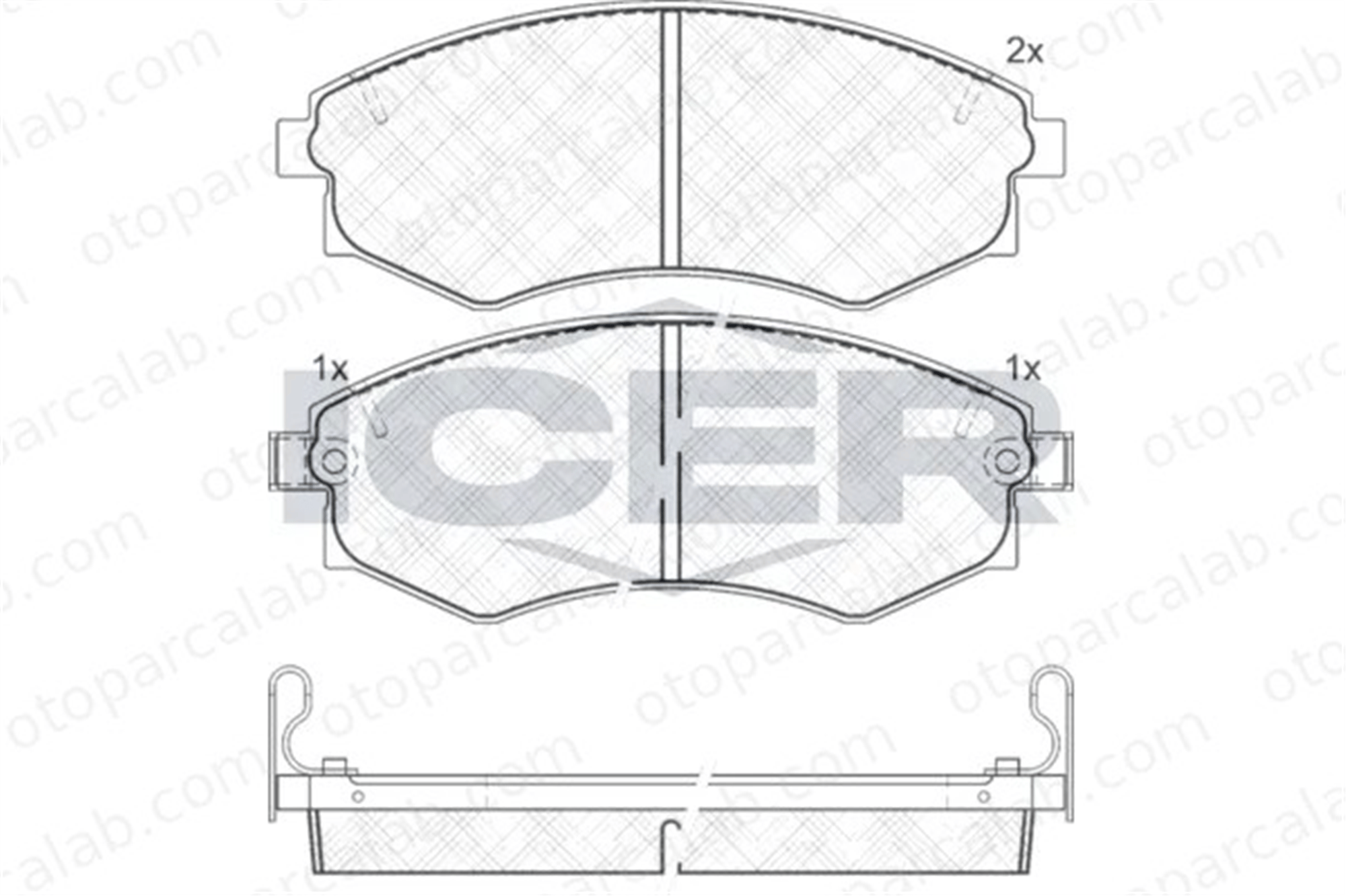 MANDO MPH22 Fren Disk Balata Ön SSANGYONG KORANDO HYUNDAI TUCSON 581152D300 5810117A00