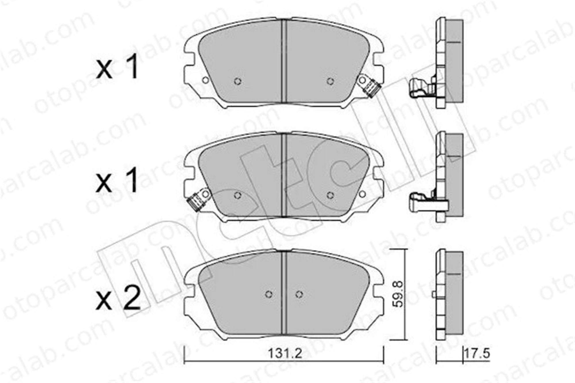 MANDO MPH33 Fren Disk Balata Ön HYUNDAI TUCSON SONATA V 581013KA20 581013KA00