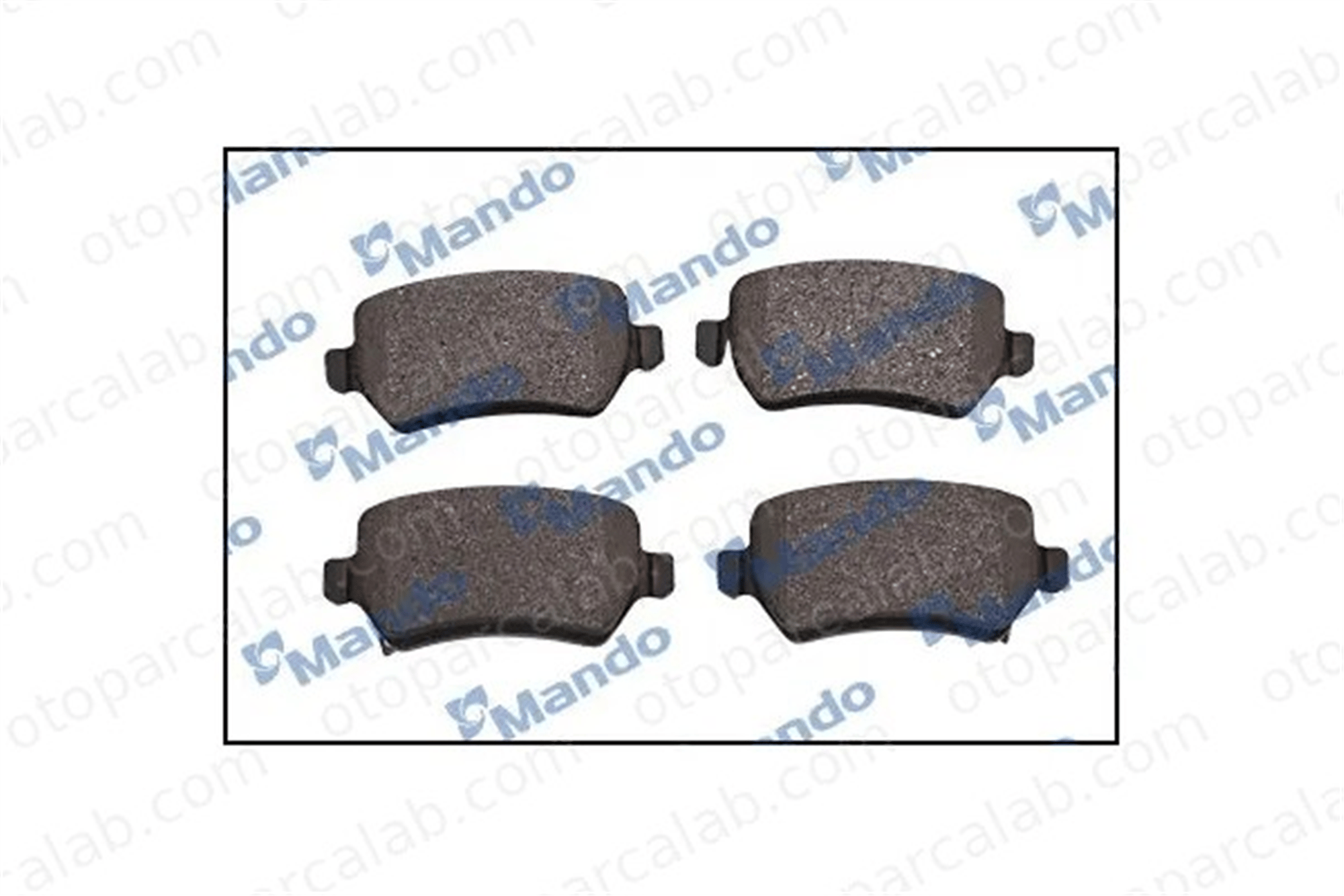 MANDO MPK41 Fren Disk Balata Arka OPEL ASTRA G Station wagon ASTRA H Station wagon 583021PA30 1605086