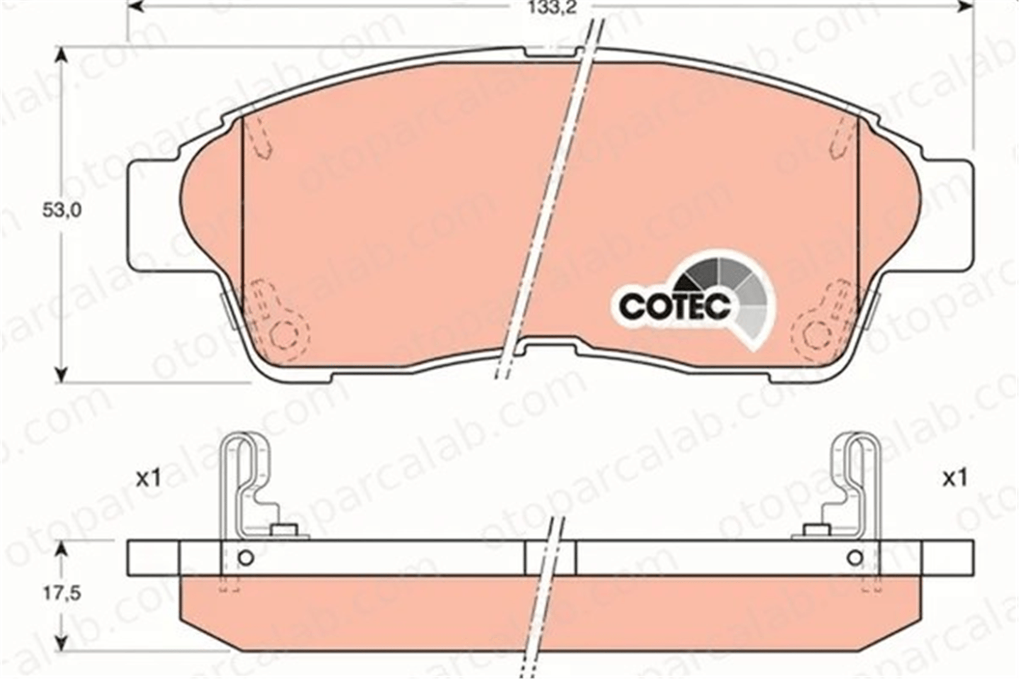 MANDO MPT04 Fren Disk Balata Ön TOYOTA COROLLA Station wagon COROLLA 446533040 446505010