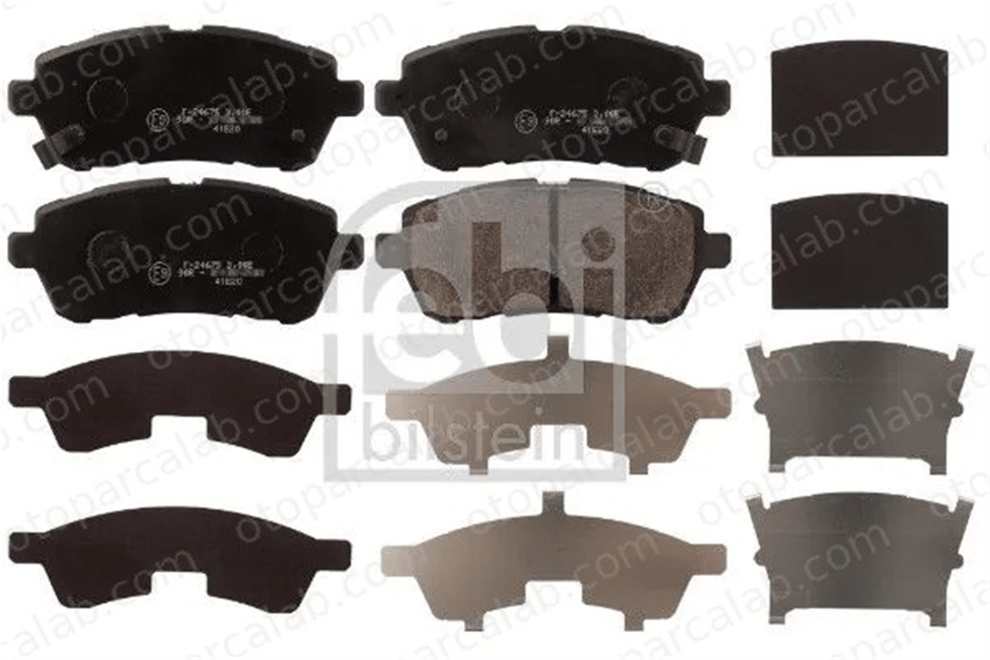 MANDO RMPA05 Fren Disk Balata Ön FORD FIESTA VI MAZDA 2 RMPA05 4465B1190