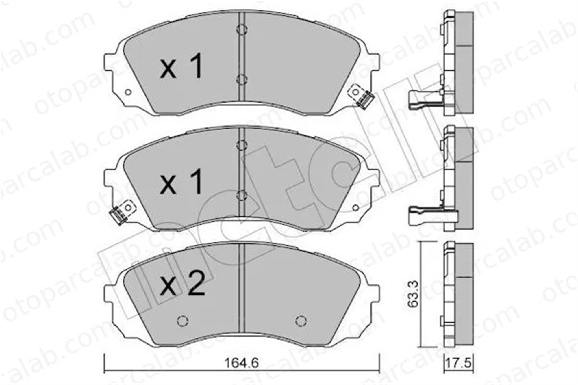MANDO RMPK51NS Fren Disk Balata Ön KIA CARNIVAL / GRAND CARNIVAL III HYUNDAI H-1 Cargo RMPK51NS 581014DC00
