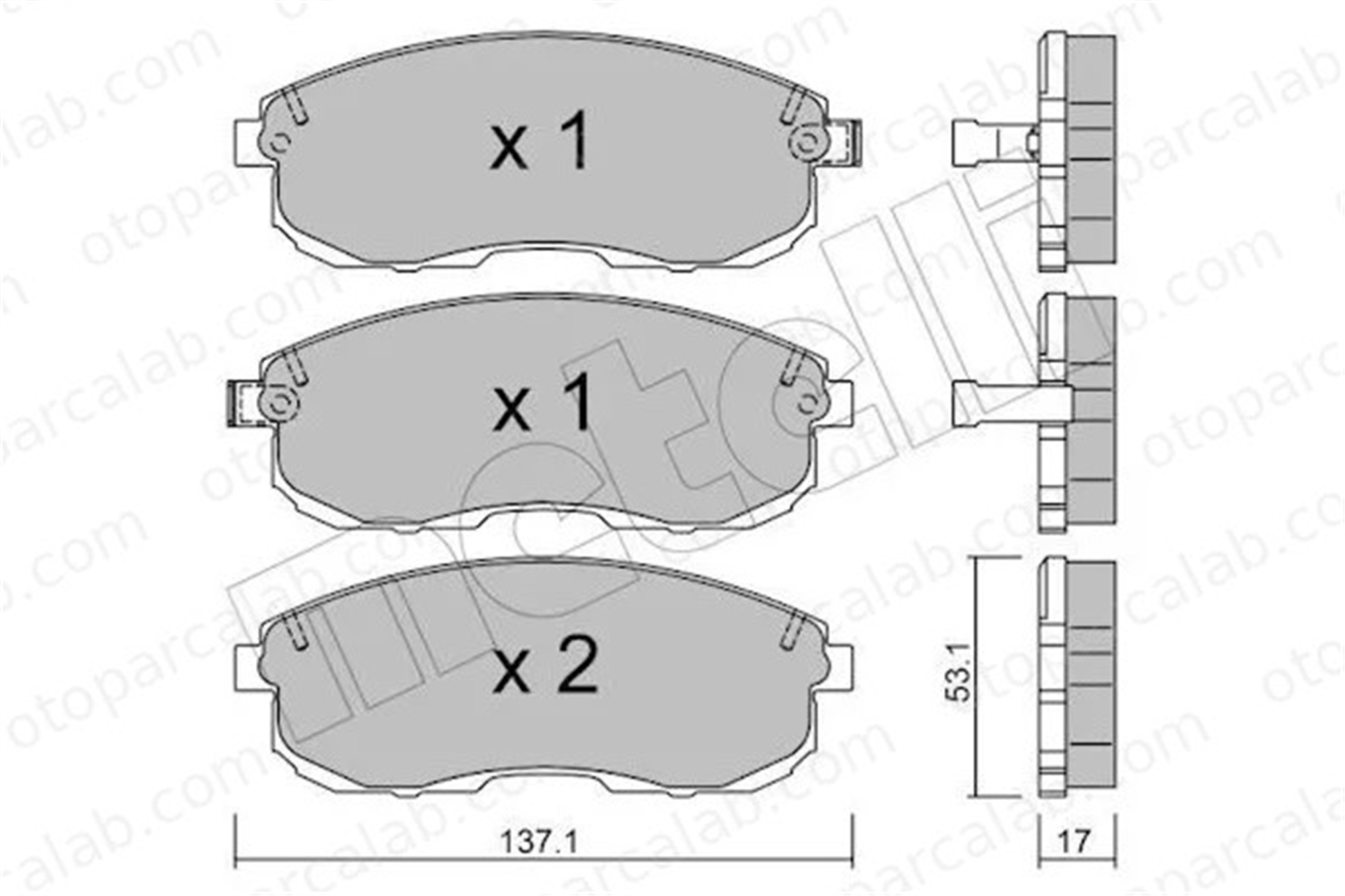 MANDO RMPS01 Fren Disk Balata Ön SUZUKI SX4 FIAT SEDICI 4106040U90 4106055F90