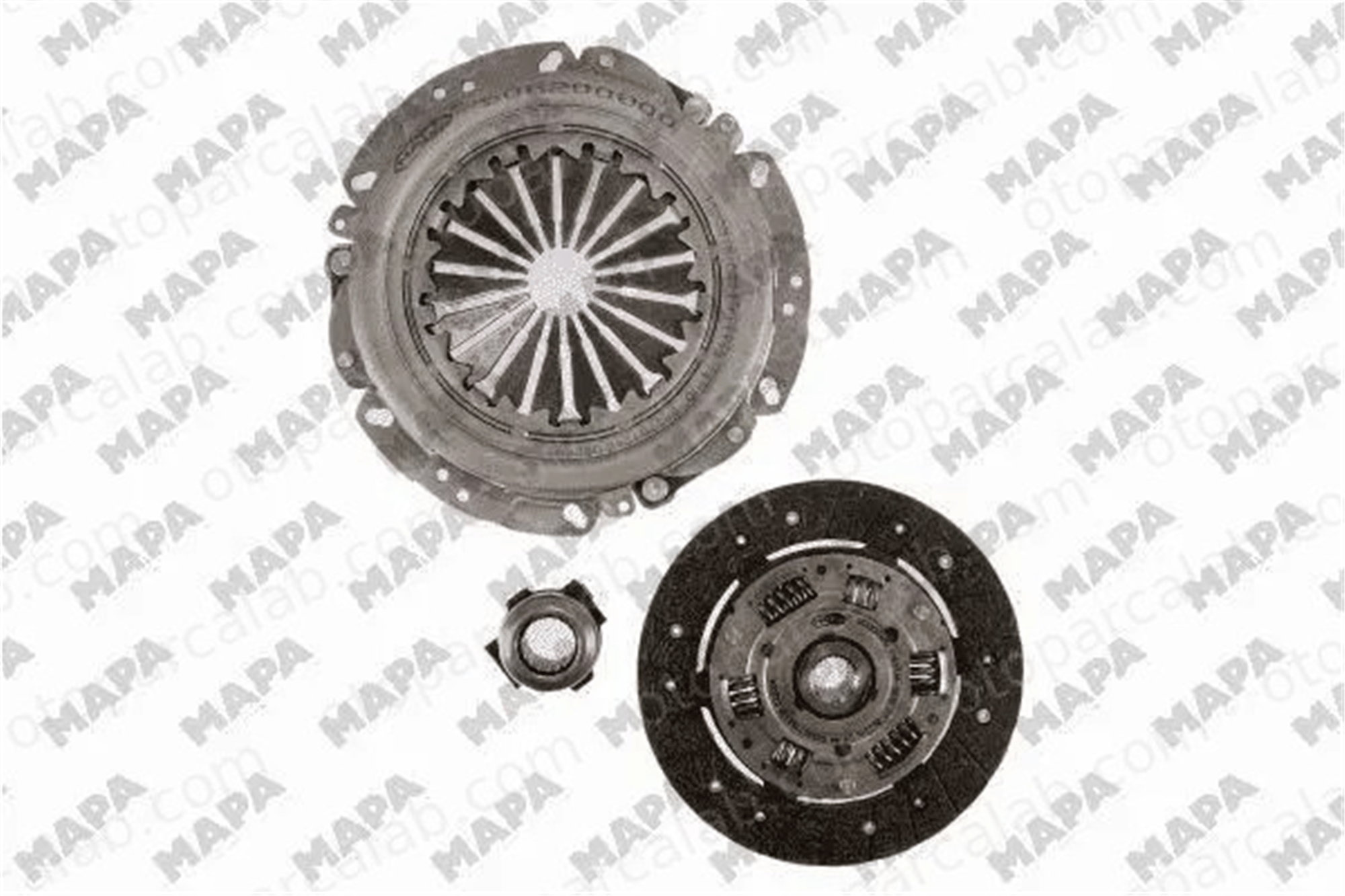 MAPA 007200100 Debriyaj Seti RENAULT CLIO II KANGOO 7701477017 3000100QAP