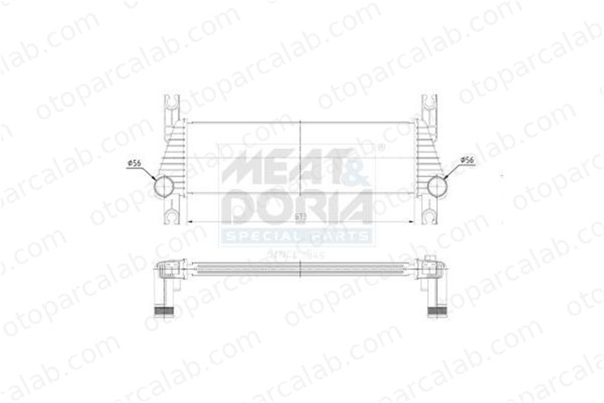 MARGO 2535005 Turbo Radyatörü FORD RANGER EB3G9L440CB AB399L440AF