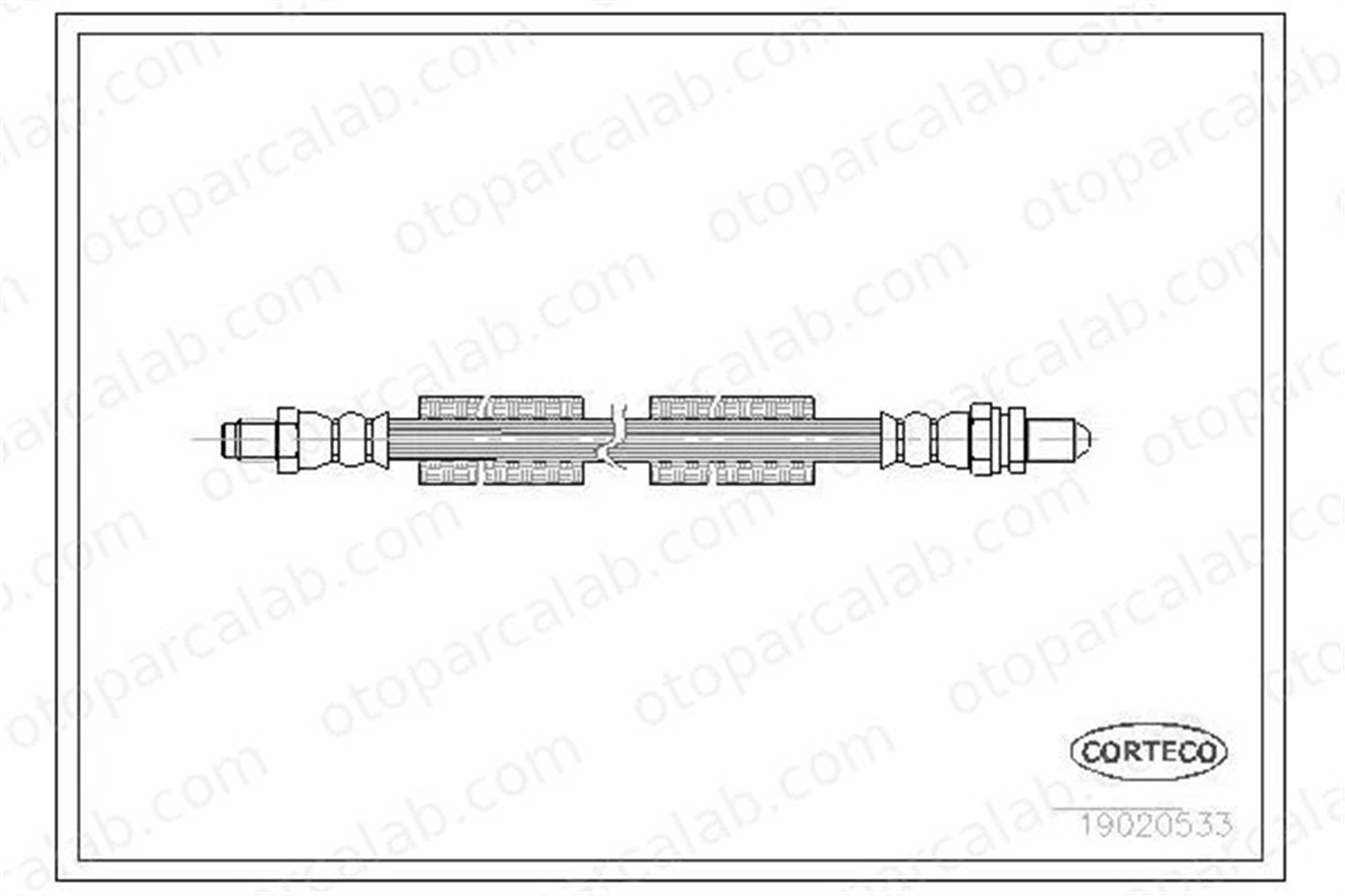 MARGO 2730026 Fren Hortumu Arka Sağ veya Sol FORD KA PUMA 1042122 1026327