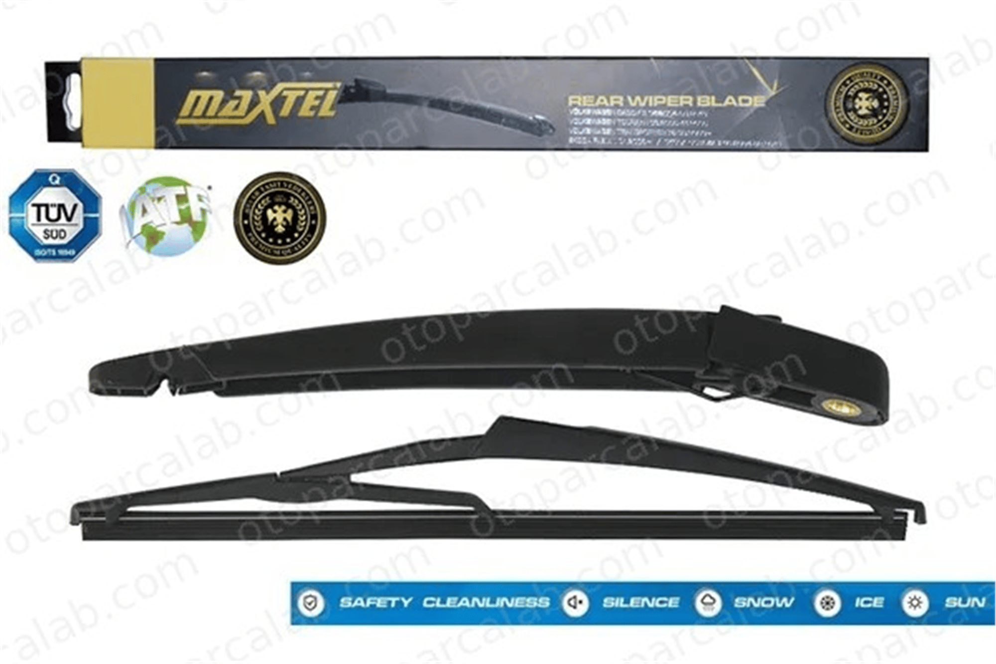 MAXTEL 12617212 Silecek Süpürgesi Arka Hybrid Tip 305 mm - 12 inç FORD FOCUS III FOCUS III Turnier 1609428380 1609428480