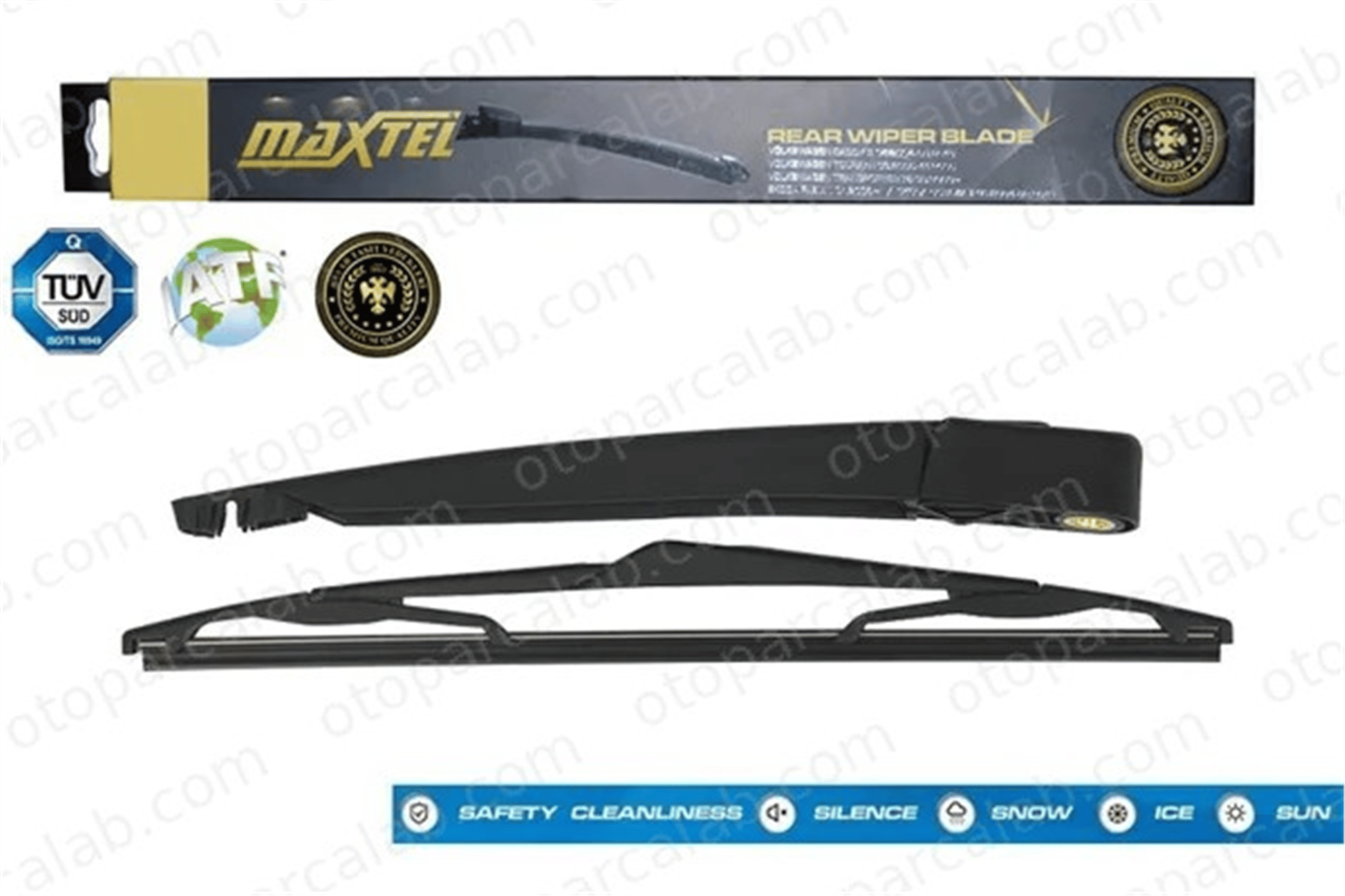 MAXTEL 12617216 Silecek Süpürgesi Arka Hybrid Tip 305 mm - 12 inç FORD FOCUS III FOCUS III Turnier 1609428380 1609428480