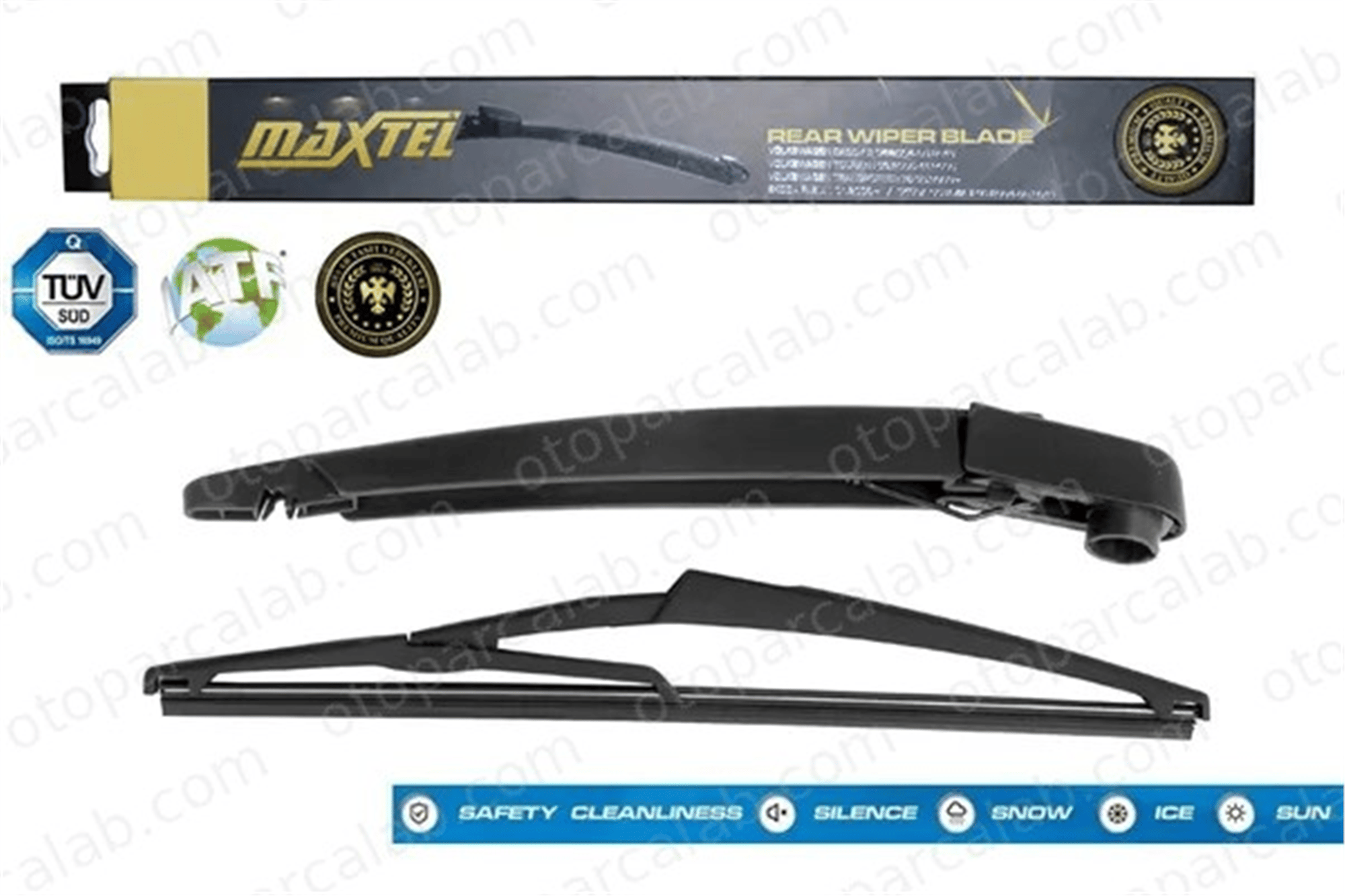 MAXTEL 12617219 Silecek Süpürgesi Arka Hybrid Tip 305 mm - 12 inç FORD FOCUS III FOCUS III Turnier 1609428380 1609428480