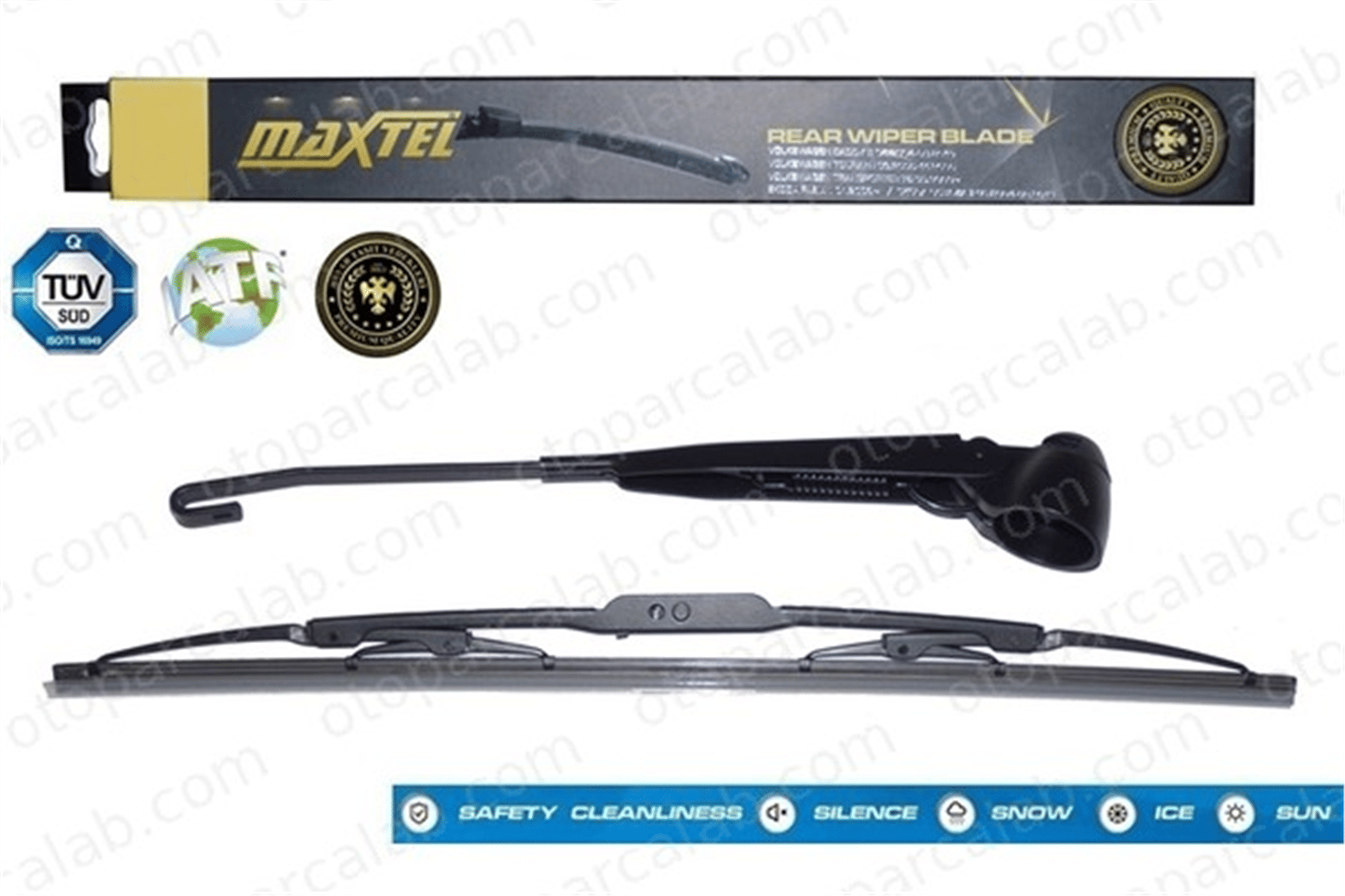MAXTEL 12631595 Silecek Süpürgesi Arka 450 mm - 18 inç AUDI A6 C5 Avant A4 B5 Avant 8D9955407A 3B9955427