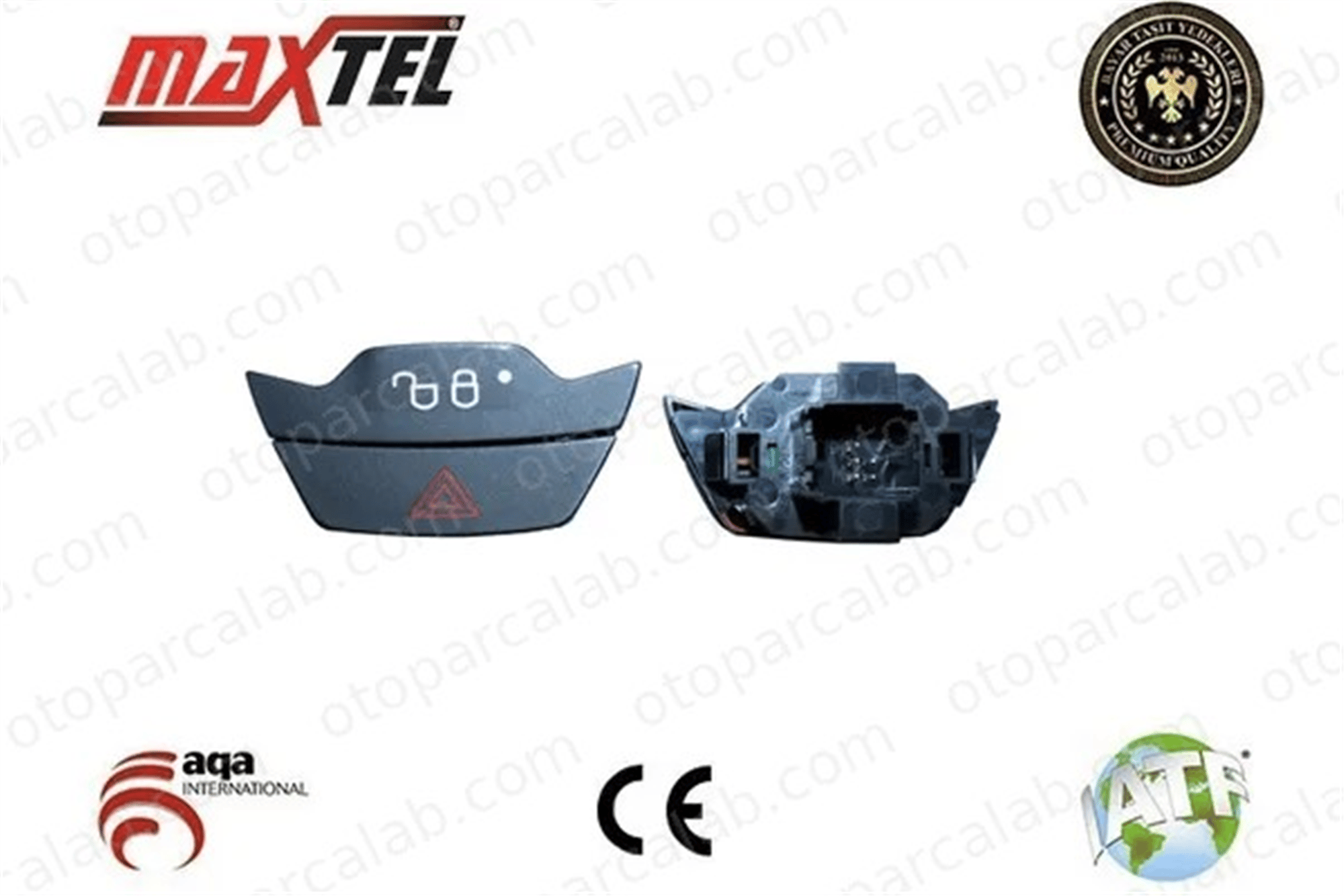MAXTEL 16202353 Dörtlü Flaşör Düğmesi FORD FIESTA VI ECOSPORT 8A6T13A350AB 1519127