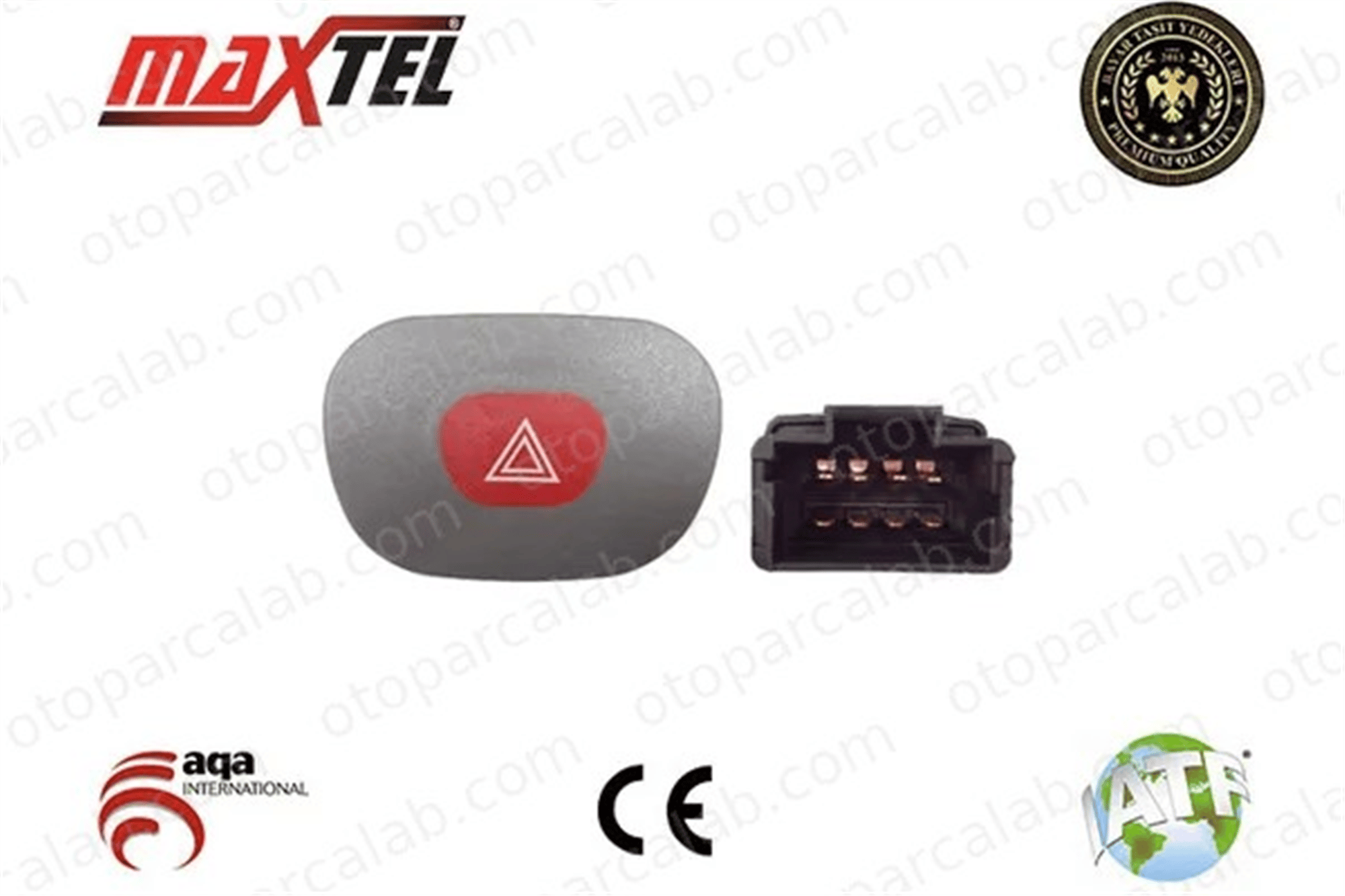 MAXTEL 16204820 Dörtlü Flaşör Düğmesi RENAULT CLIO II CLIO II Kasa/eğik arka 7700421820 252904482R