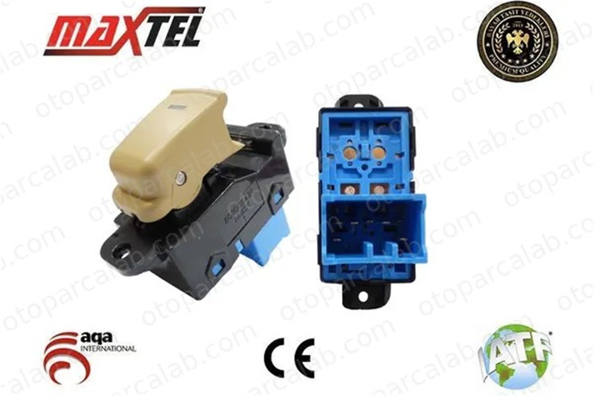 MAXTEL 18203040 Cam Açma Düğmesi Ön Sağ HYUNDAI i20 II i20 II Coupe 93580C7010 93580C70104X