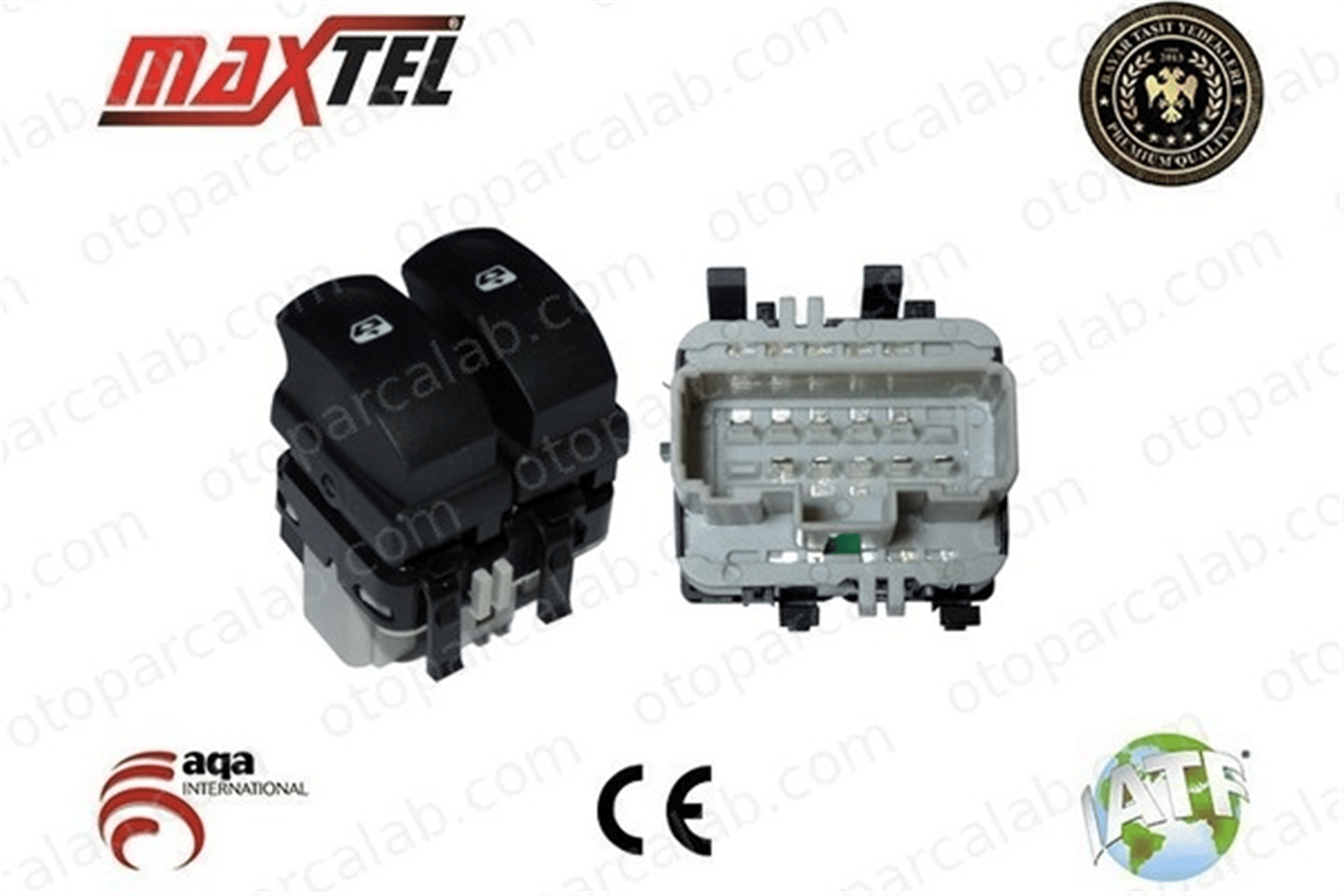 MAXTEL 18204943 Cam Açma Düğmesi Ön Sol RENAULT CLIO III CLIO III Grandtour 8200214943