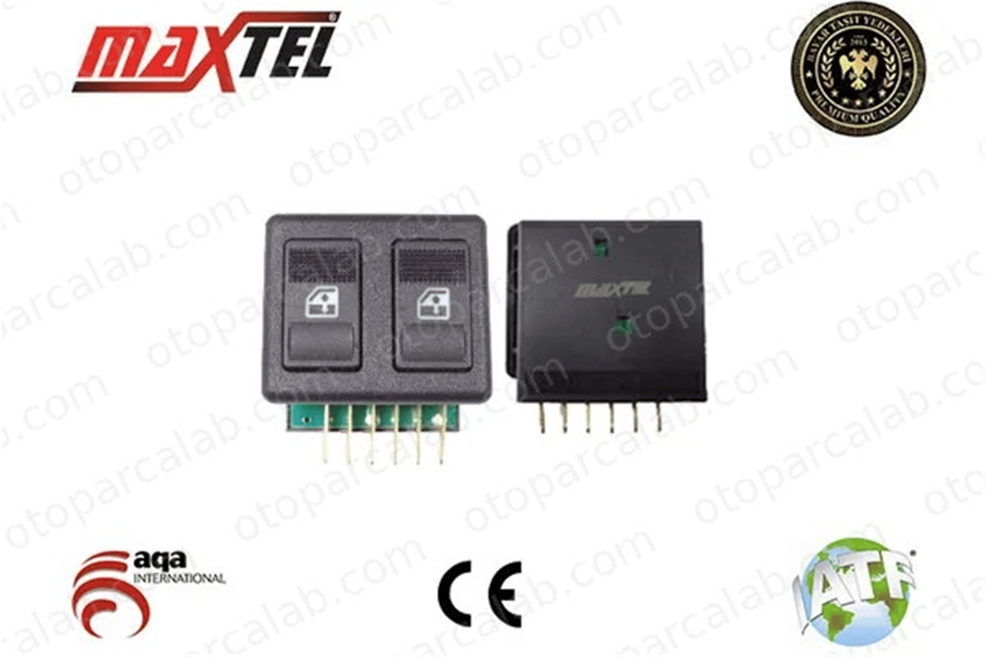MAXTEL 18205001 Cam Açma Düğmesi Ön Sol FIAT UNO LANCIA Y10 181449680