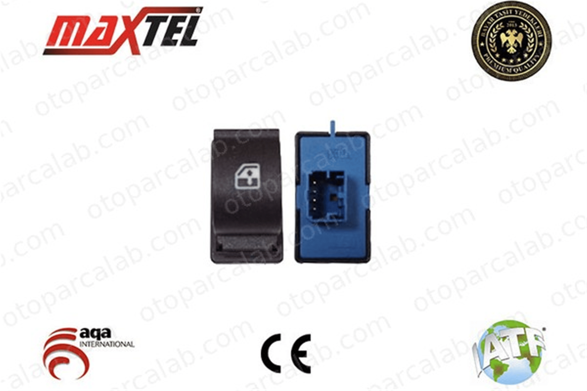 MAXTEL 18205046 Cam Açma Düğmesi Ön Sağ CITROËN JUMPER Platform şasi JUMPER Panelvan/Van 735421717 6554XV