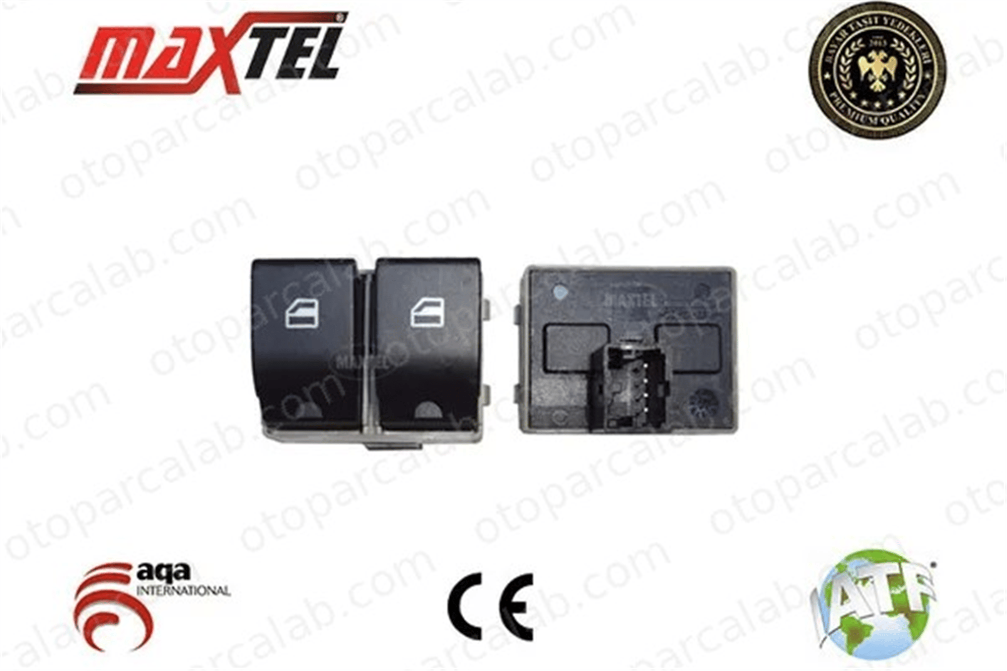 MAXTEL 18206007 Cam Açma Düğmesi Ön Sol VW POLO SEAT CORDOBA 6Q0959858 6Q095985801C