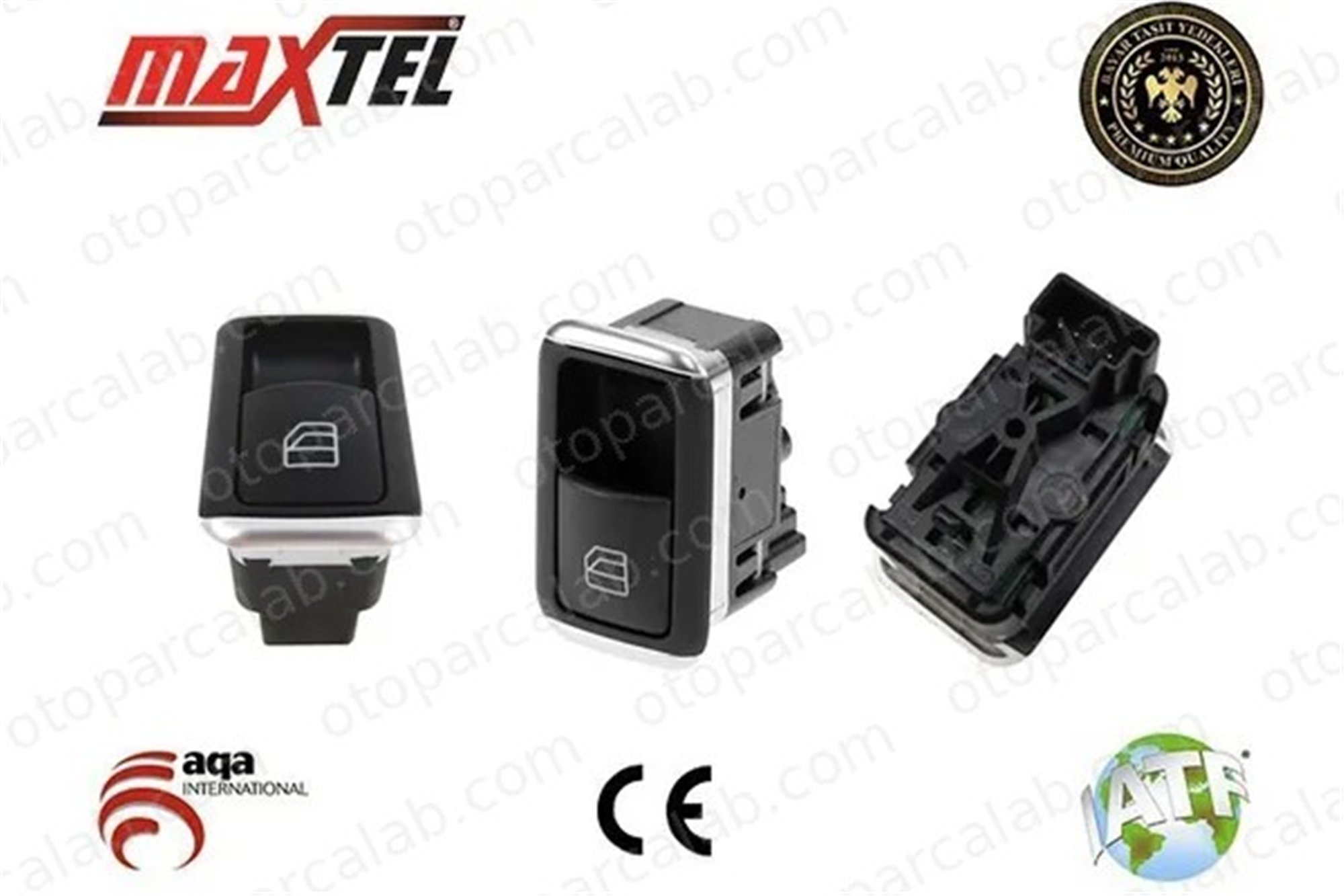 MAXTEL 18208202 Cam Açma Düğmesi Ön Sağ MERCEDES-BENZ C-SERISI T-Model G-SERISI 2049058202 A20490582029107