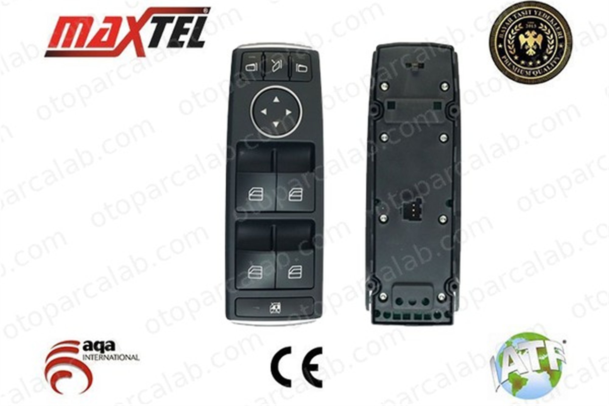 MAXTEL 18208402 Cam Açma Düğmesi Ön Sol MERCEDES-BENZ C-SERISI E-SERISI T-Model 2049055402 A2049055402