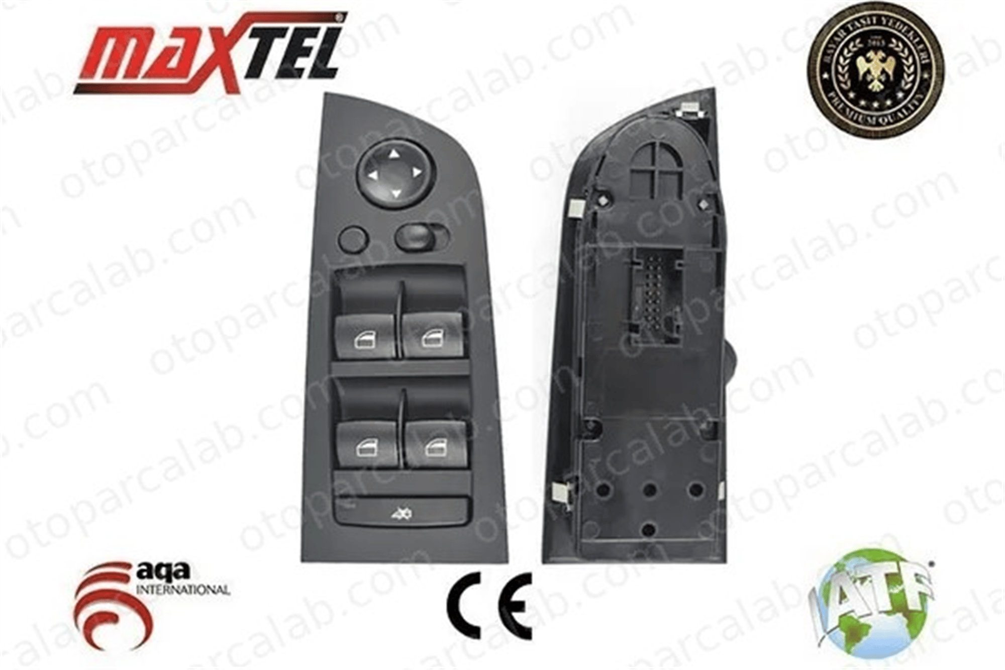 MAXTEL 18209337 Cam Açma Düğmesi Ön Sol BMW 3 Touring X5 61319217332 61316948632