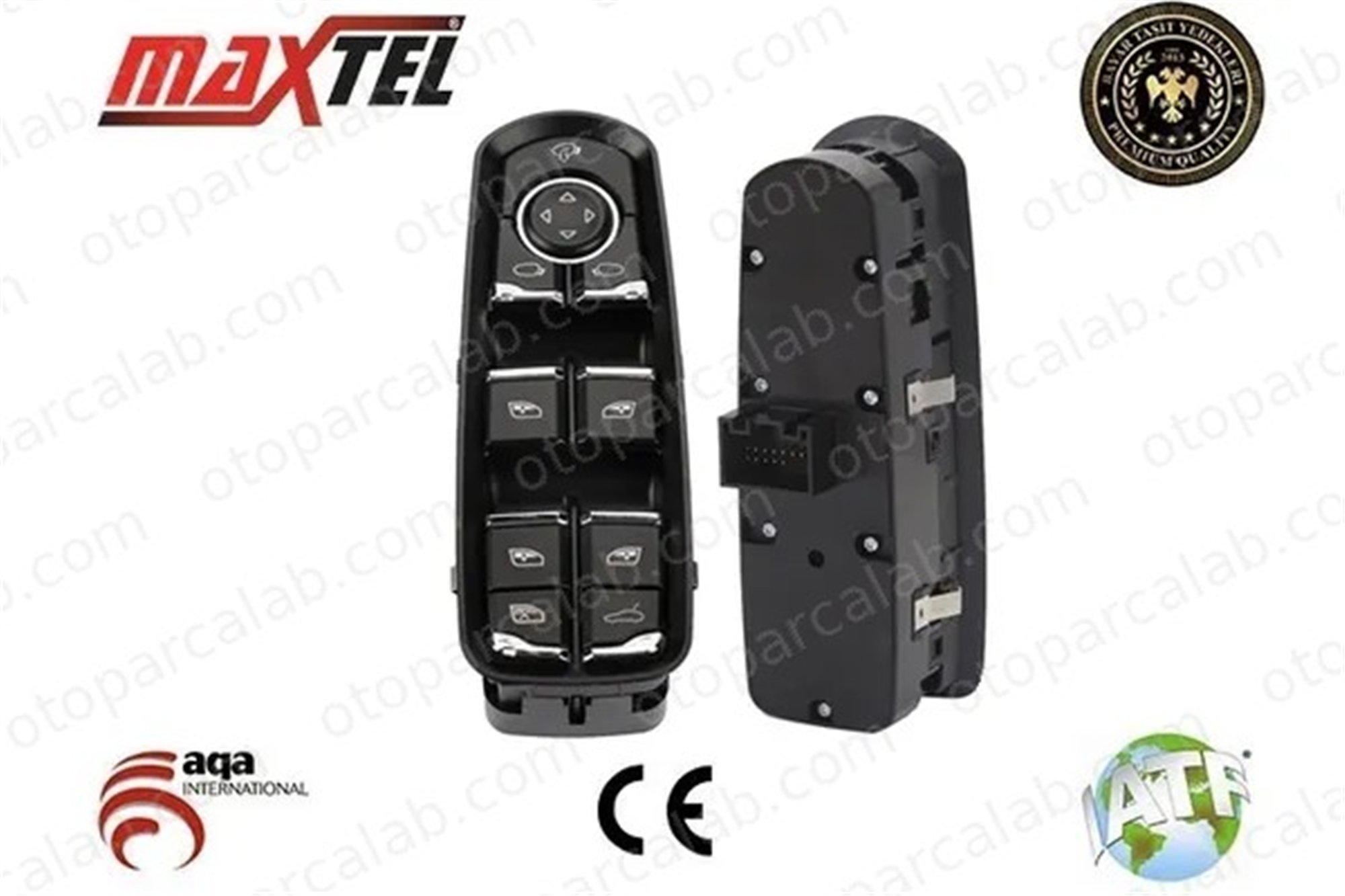 MAXTEL 18235859 Cam Açma Düğmesi Ön Sol PORSCHE PANAMERA CAYENNE 7PP959858R 7PP959858H