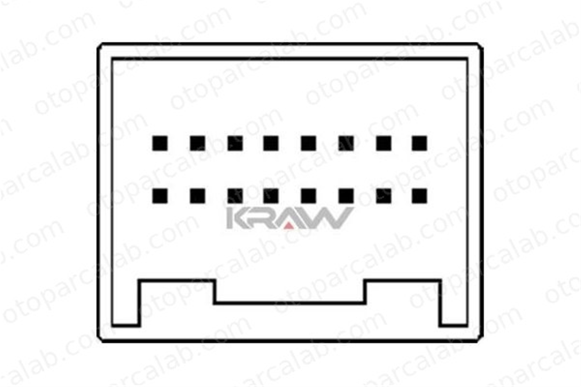 MCAR AN-1502 Cam Açma Düğmesi Ön Sol AUDI A6 C5 Avant A6 C5 4B0959851B