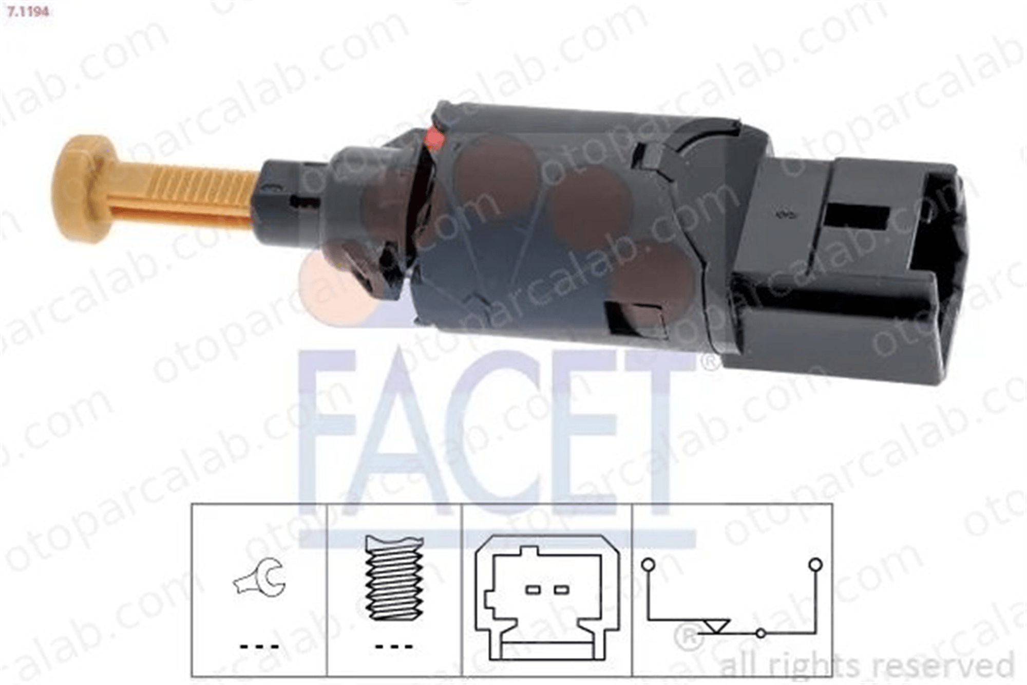 MCAR AN-2652 Fren Müşürü CITROËN XSARA BERLINGO / BERLINGO FIRST MPV 453444 9634667980
