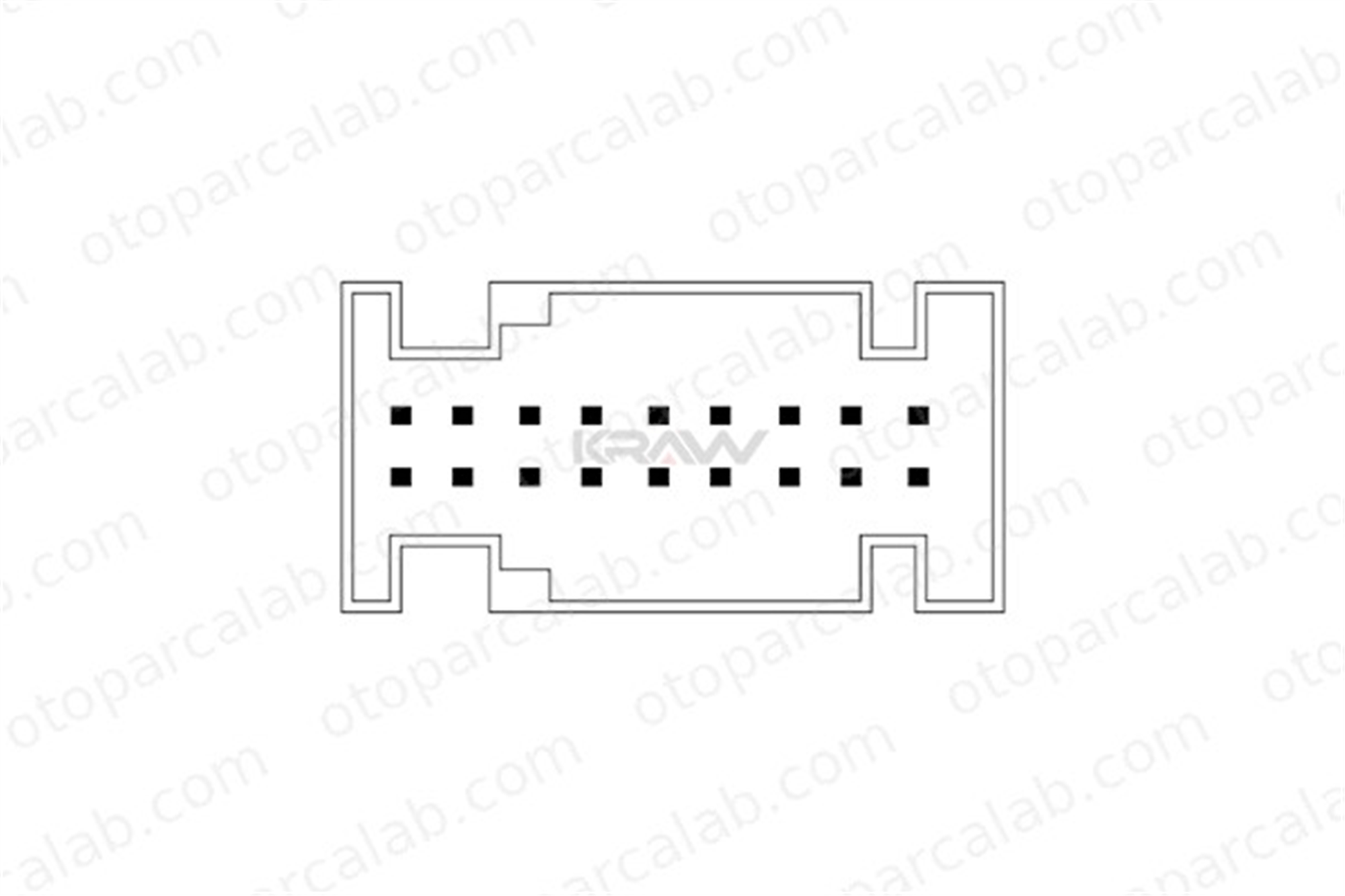 MCAR AN-3514D-2 Cam Açma Düğmesi Ön Sol BMW 3 Coupe 61319132158 61319125295