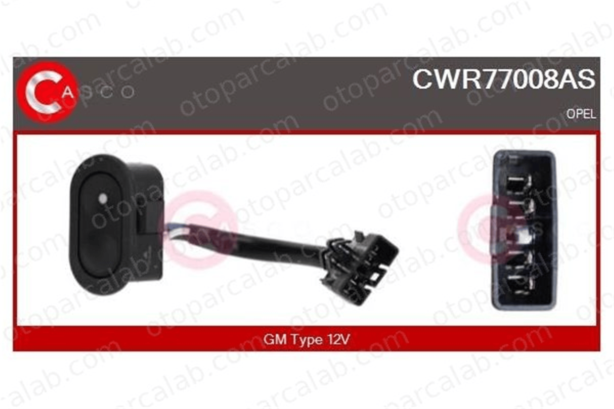 MCAR AN-359 Cam Açma Düğmesi Arka Sağ veya Sol OPEL FRONTERA A FRONTERA A Sport 1240605 90318942