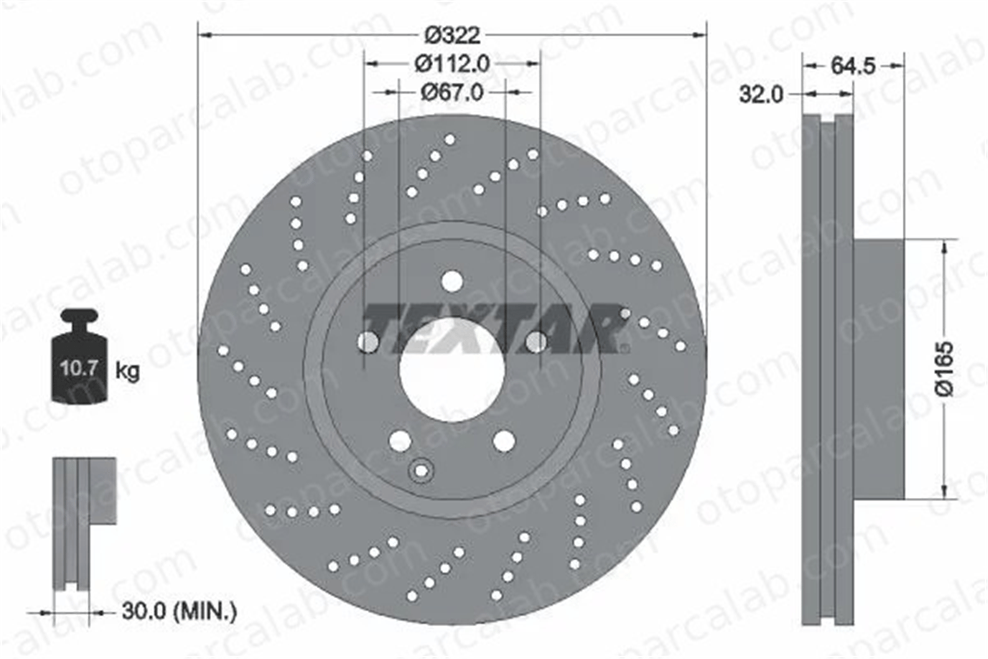 MERCEDES ORJINAL A000421301207 Fren Disk Ayna Ön Sağ ve Sol MERCEDES-BENZ E-SERISI E-SERISI T-Model A000421301207 A0004213012