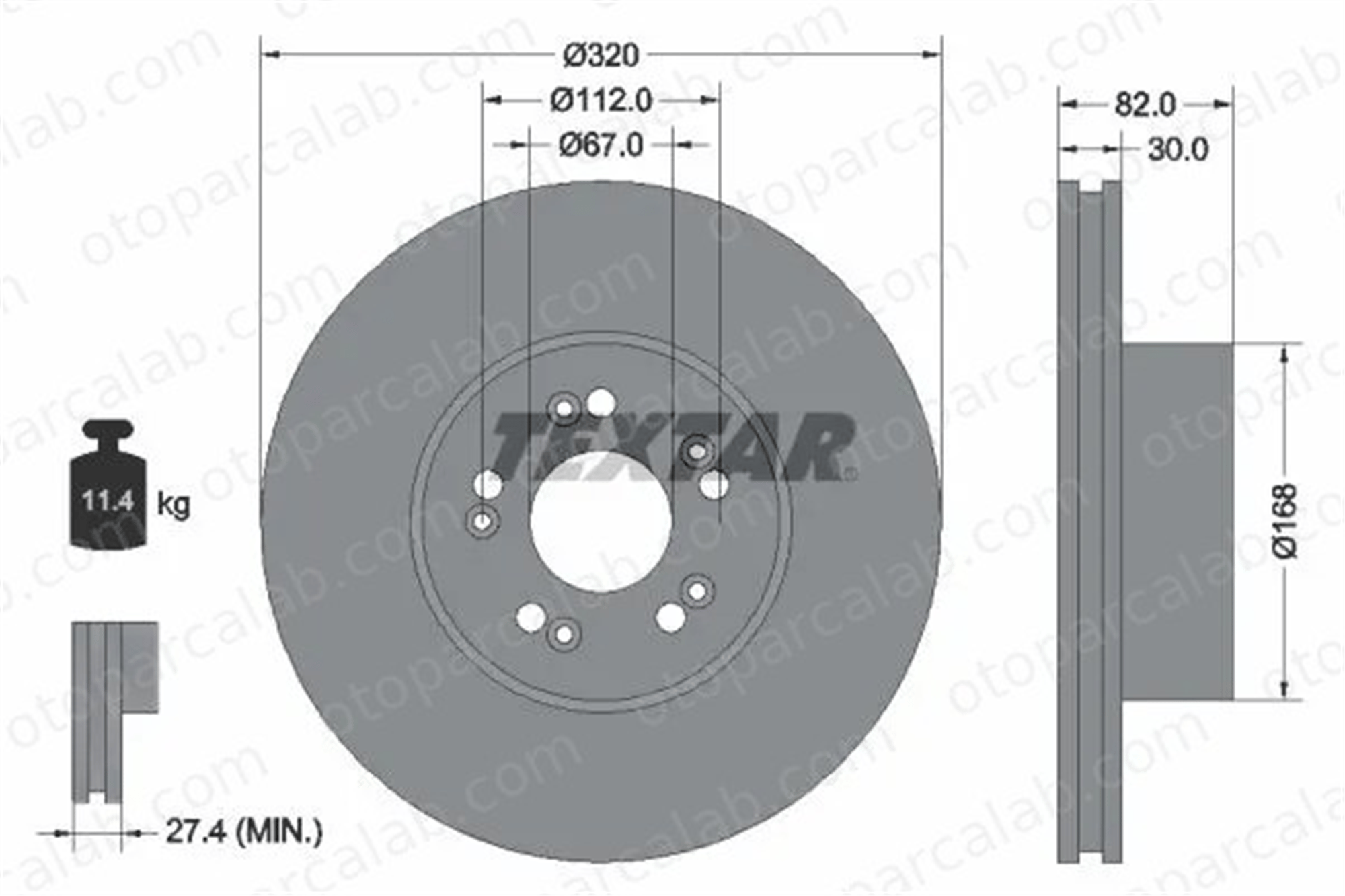 MERCEDES ORJINAL A140421101264 Fren Disk Ayna Ön Sağ ve Sol MERCEDES-BENZ S-SERISI S-SERISI Coupe A140421101264 1404210212